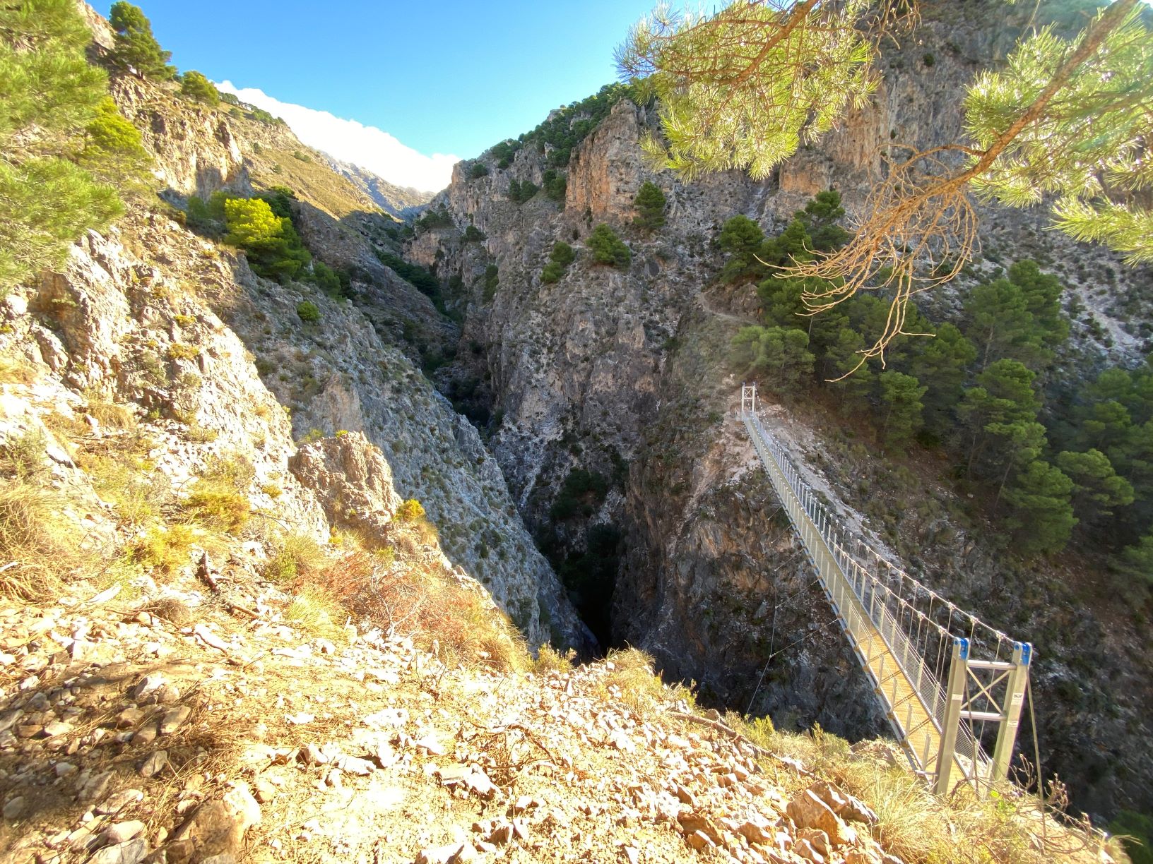 Hängebrücke El Saltillo