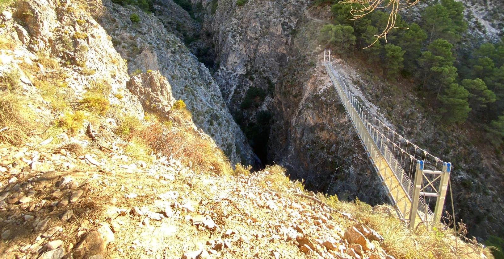 Hängebrücke El Saltillo Hängebrücke El Saltillo