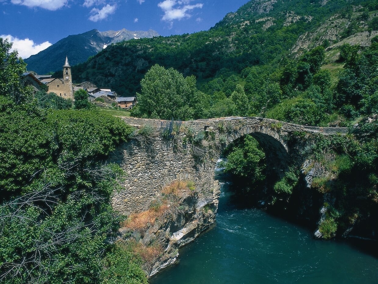 Fluss Noguera Pallares