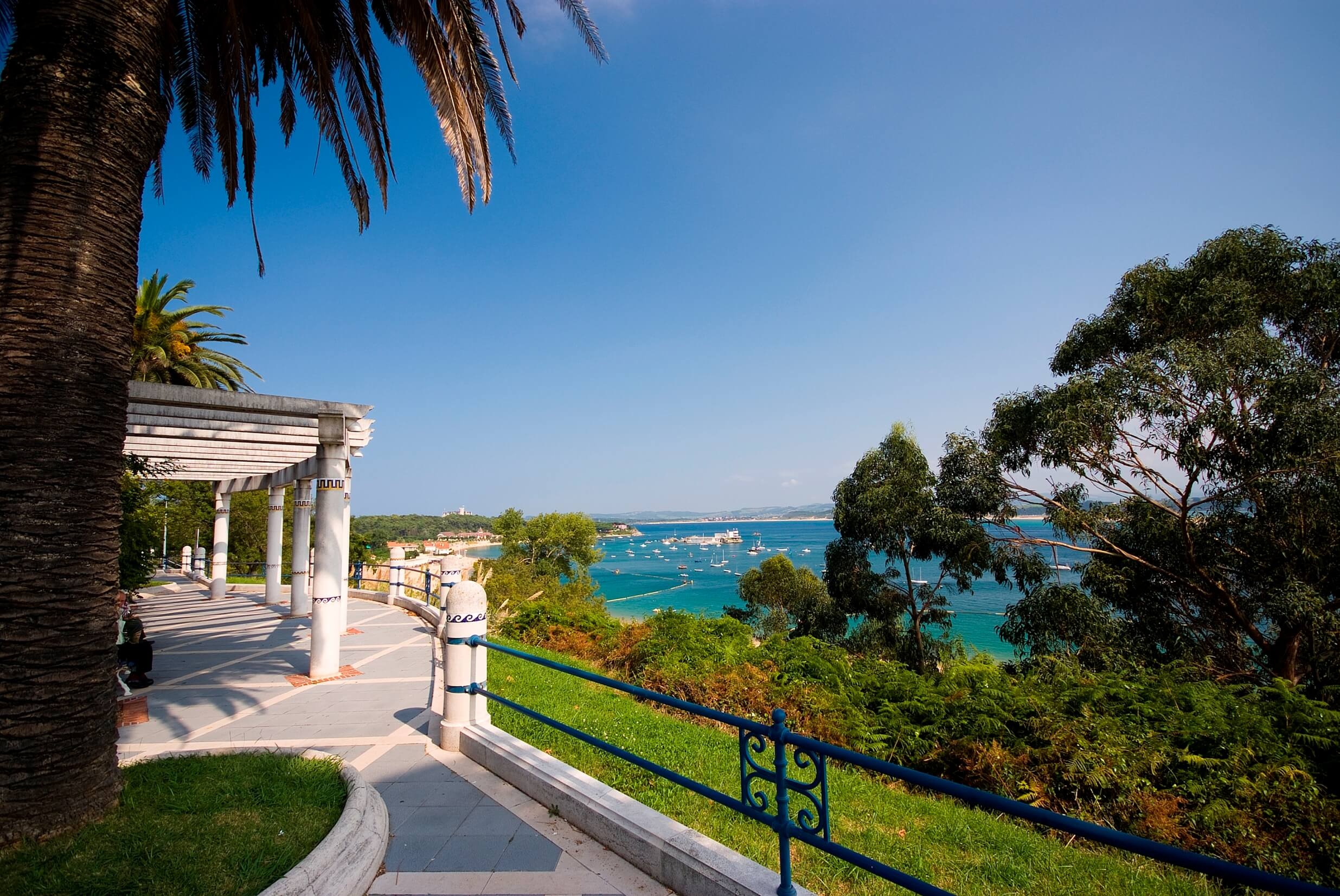 Blick auf die Bucht von Santander Blick auf die Bucht von Santander