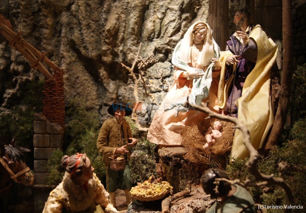 Die neapolitanische Krippe im Keramikmuseum von Valencia 