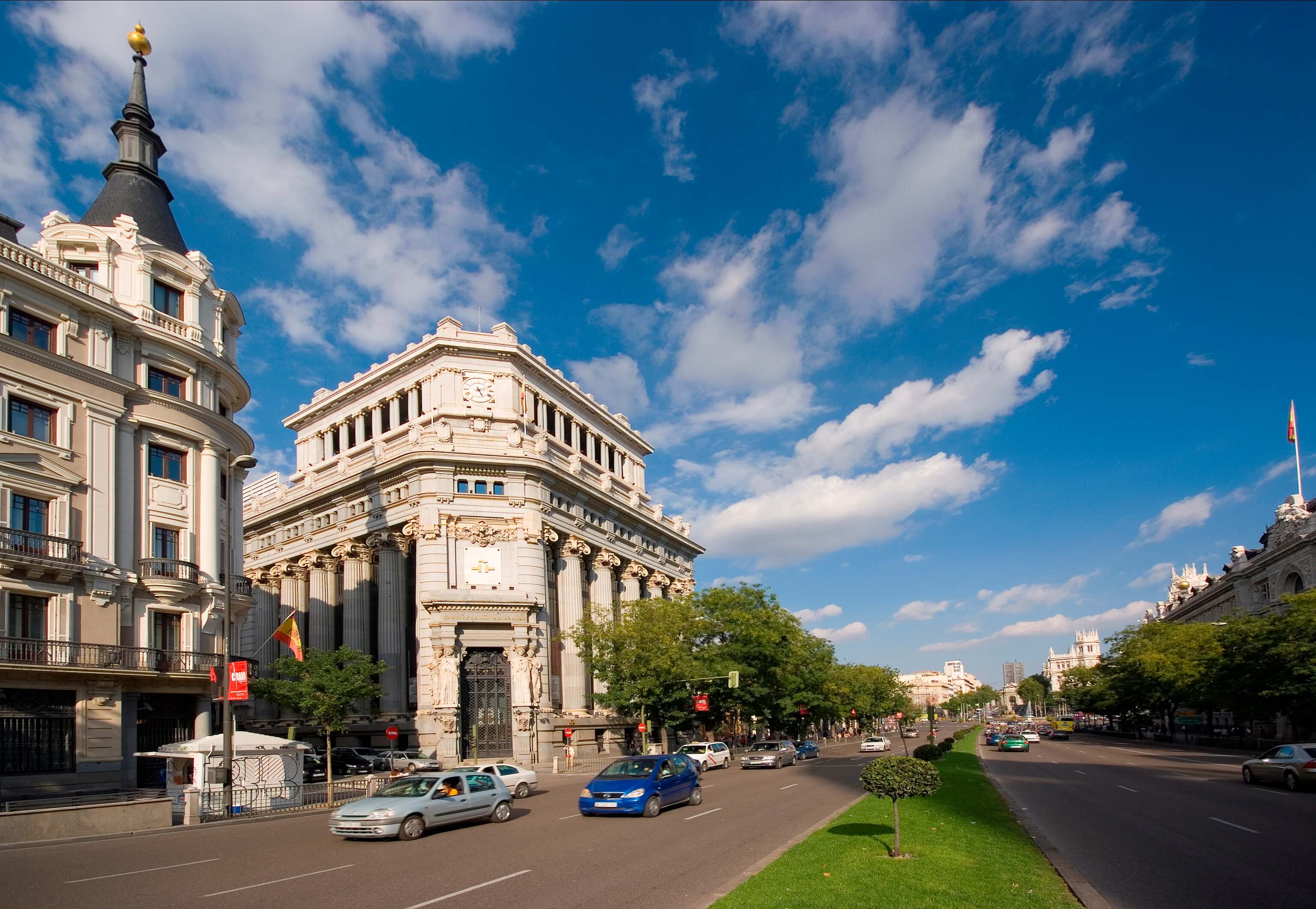 Madrid-Calle Alcalá und Instituto Cervantes