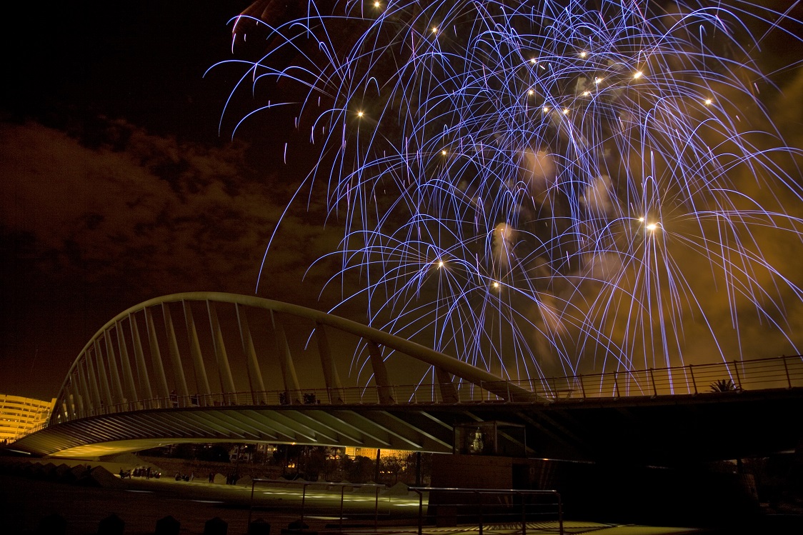 Feuerwerk in Valencia