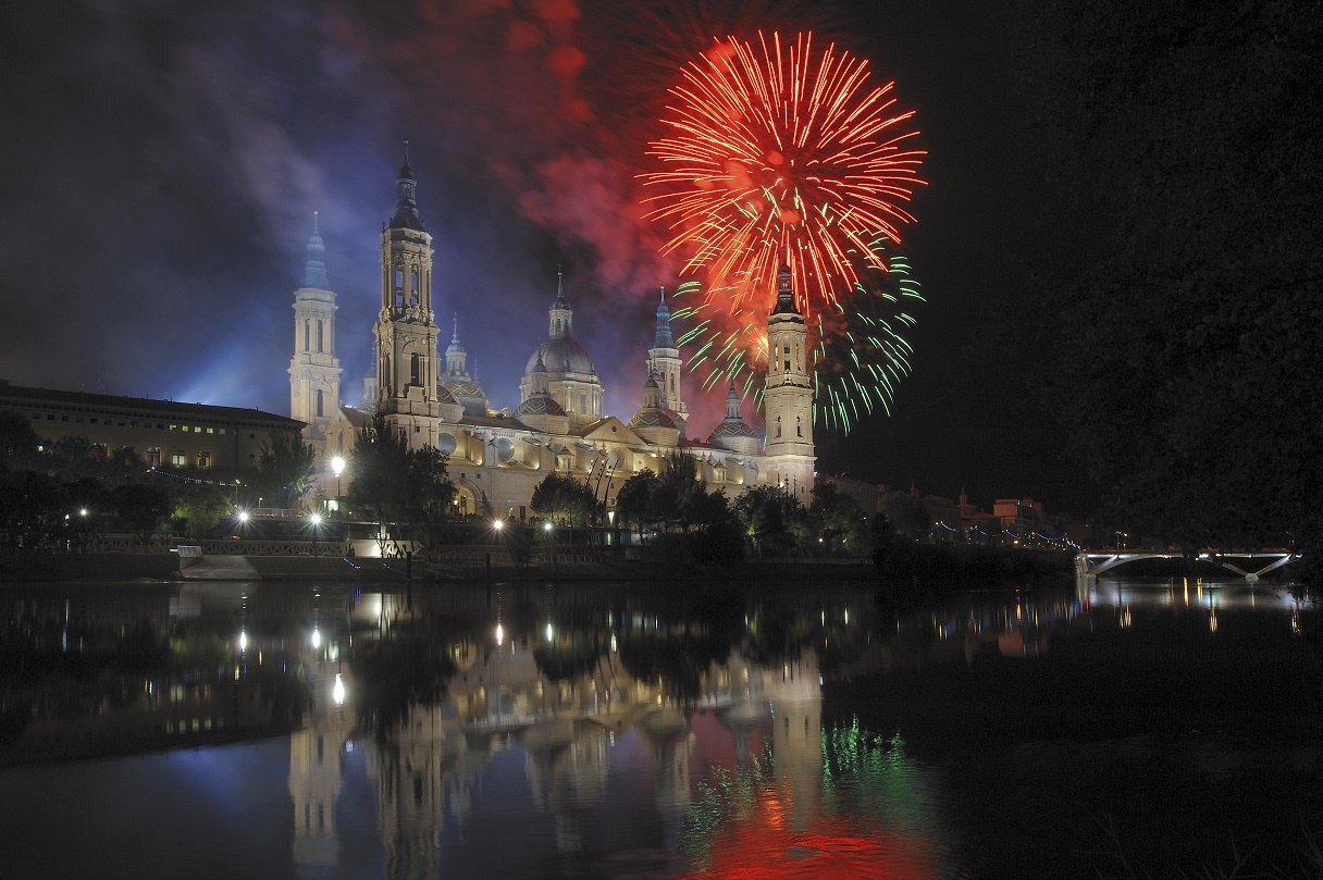 Jahresende in Zaragoza - Blick auf die Basilika del Pilar
