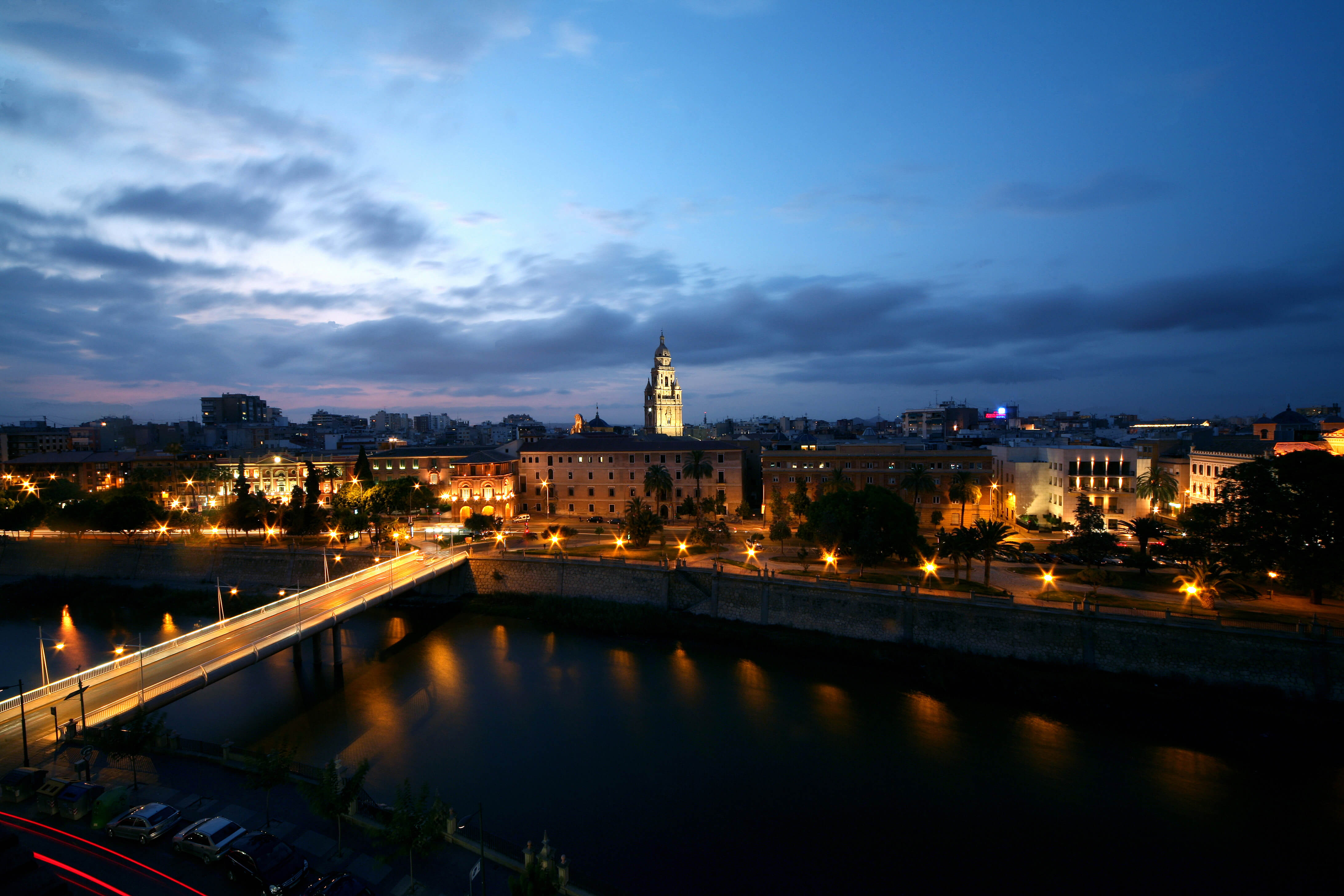 Murcia Nachtansicht