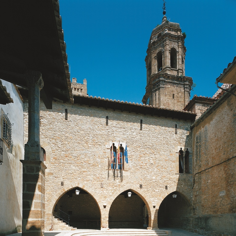 Das Rathaus in La Iglesuela del Cid