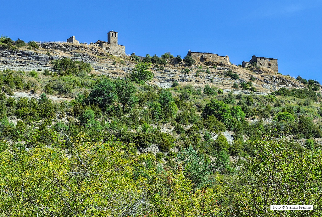 Das verlassene Dörfchen Lúsera in der Sierra de Guara