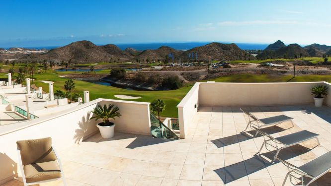 Terrasse in San Juan de los Terreros