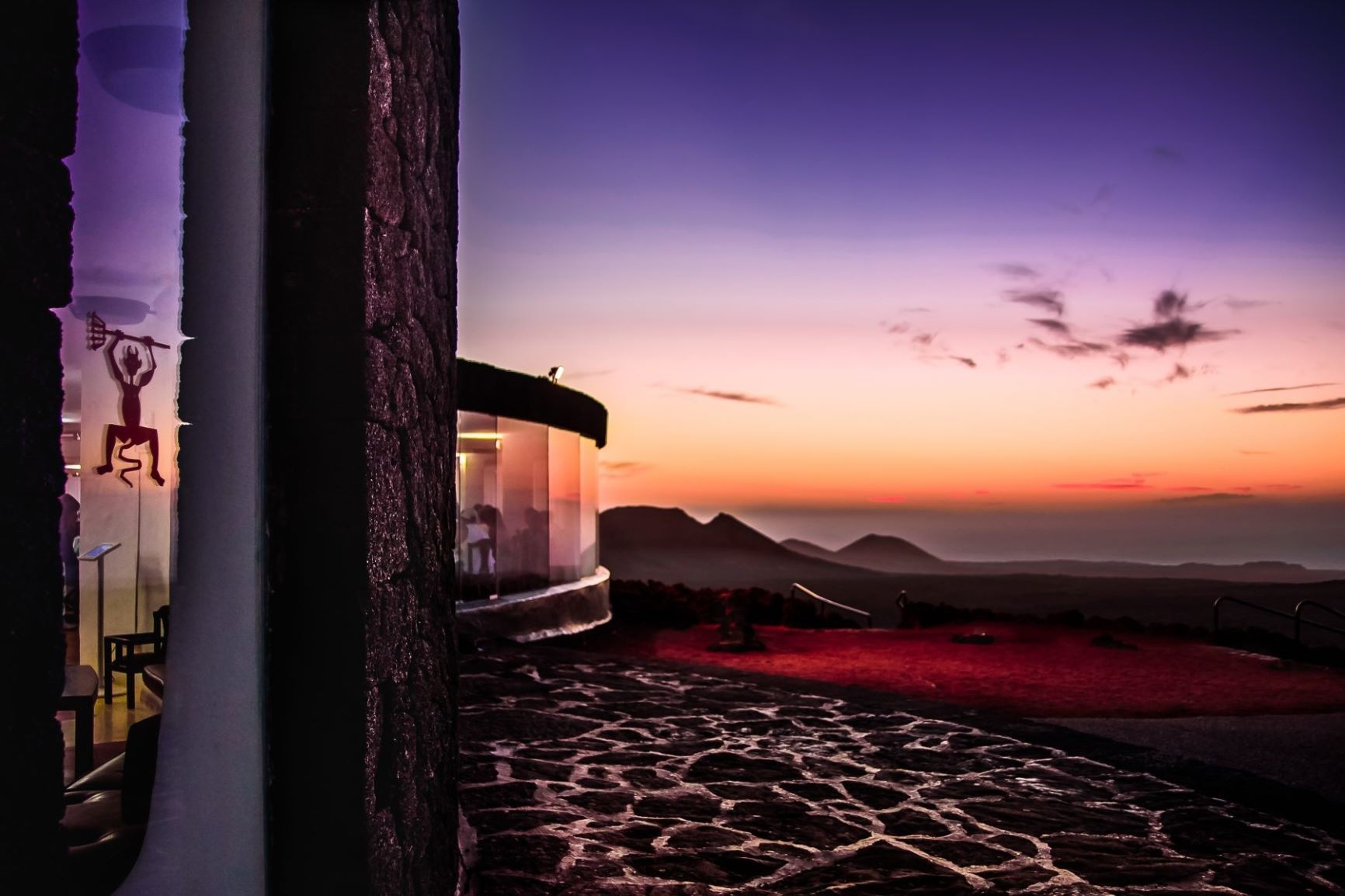 Sonnenuntergang Montañas del Fuego