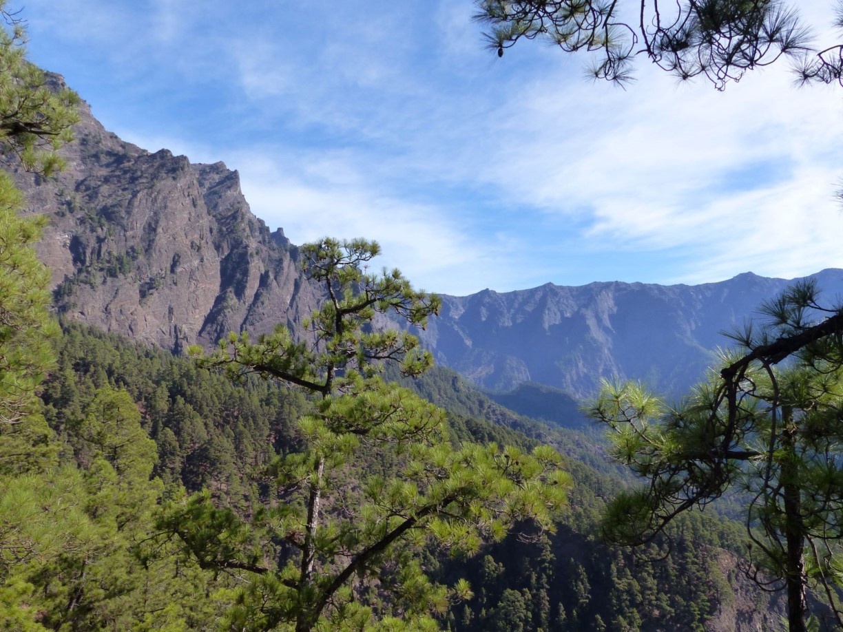Blick auf den Barranco de las Angustias
