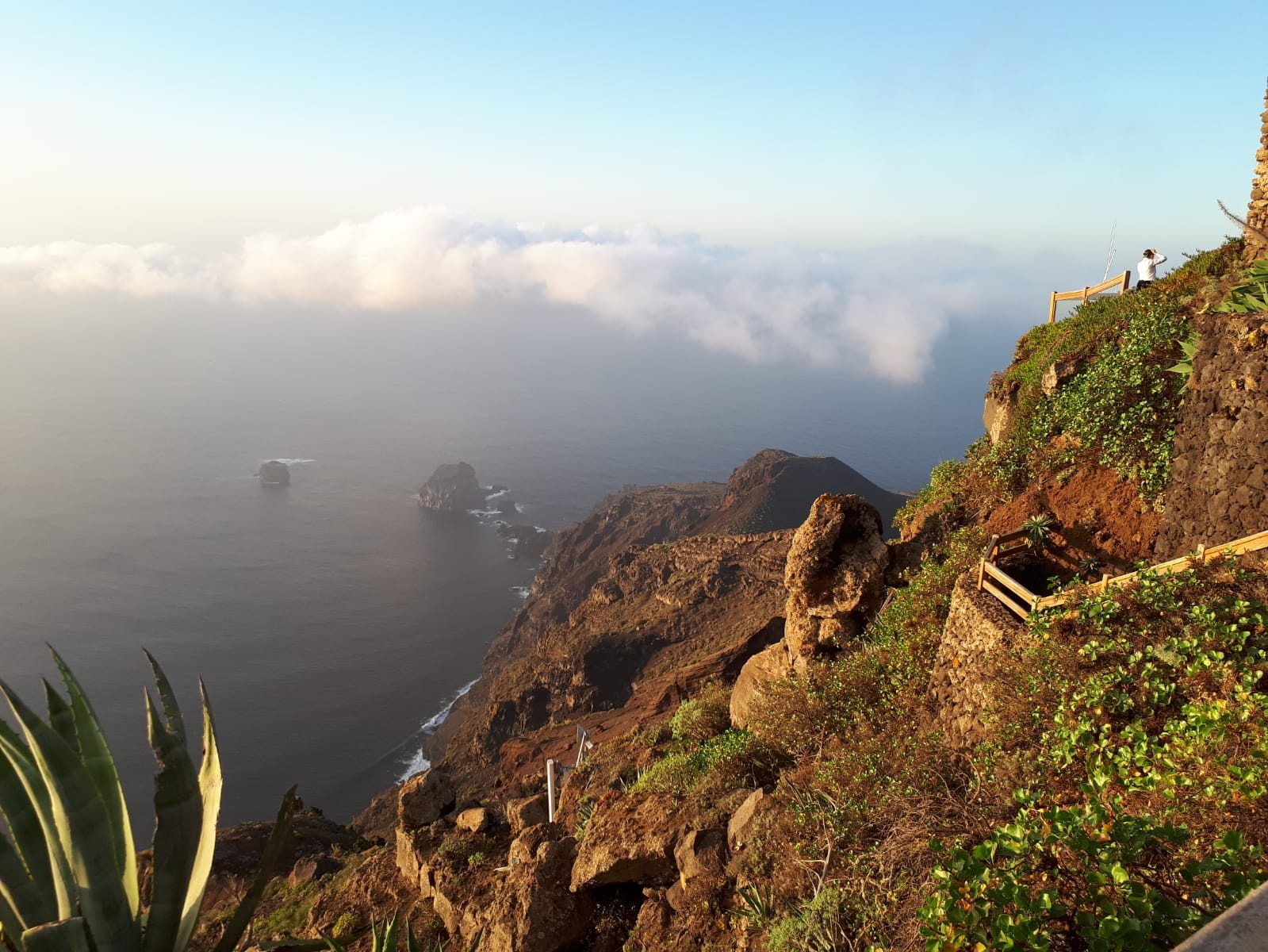 Blick auf die Küste vom Mirador de la Peña