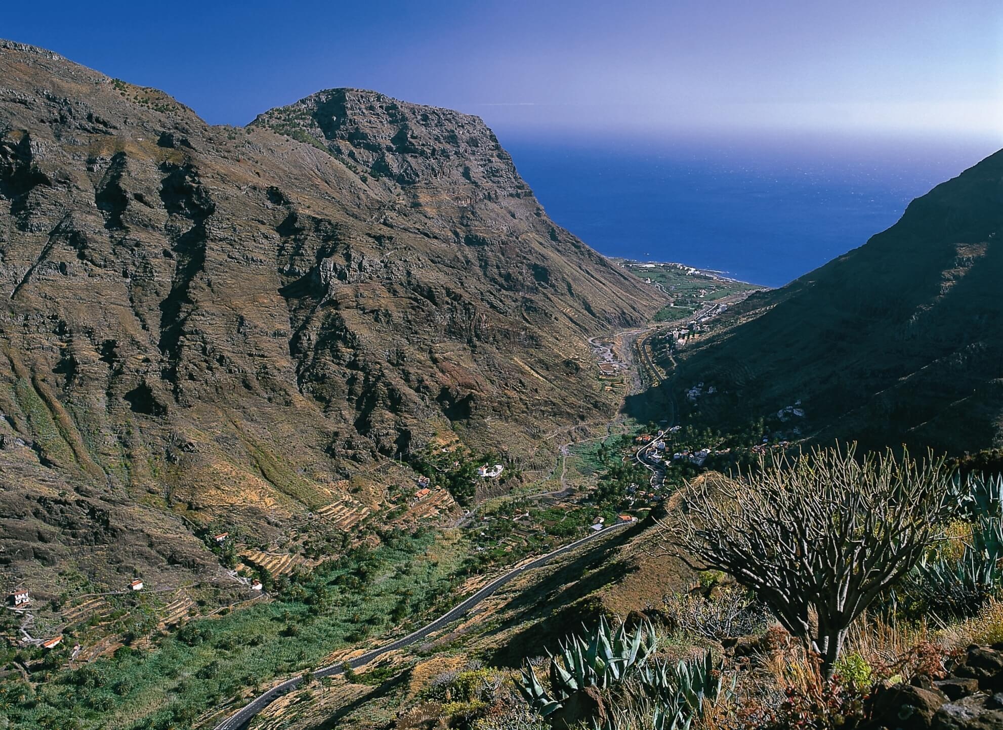 La Gomera-Valle Gran Rey-Landschaft-