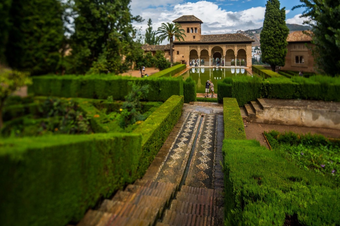 Die Partal Gärten der Alhambra
