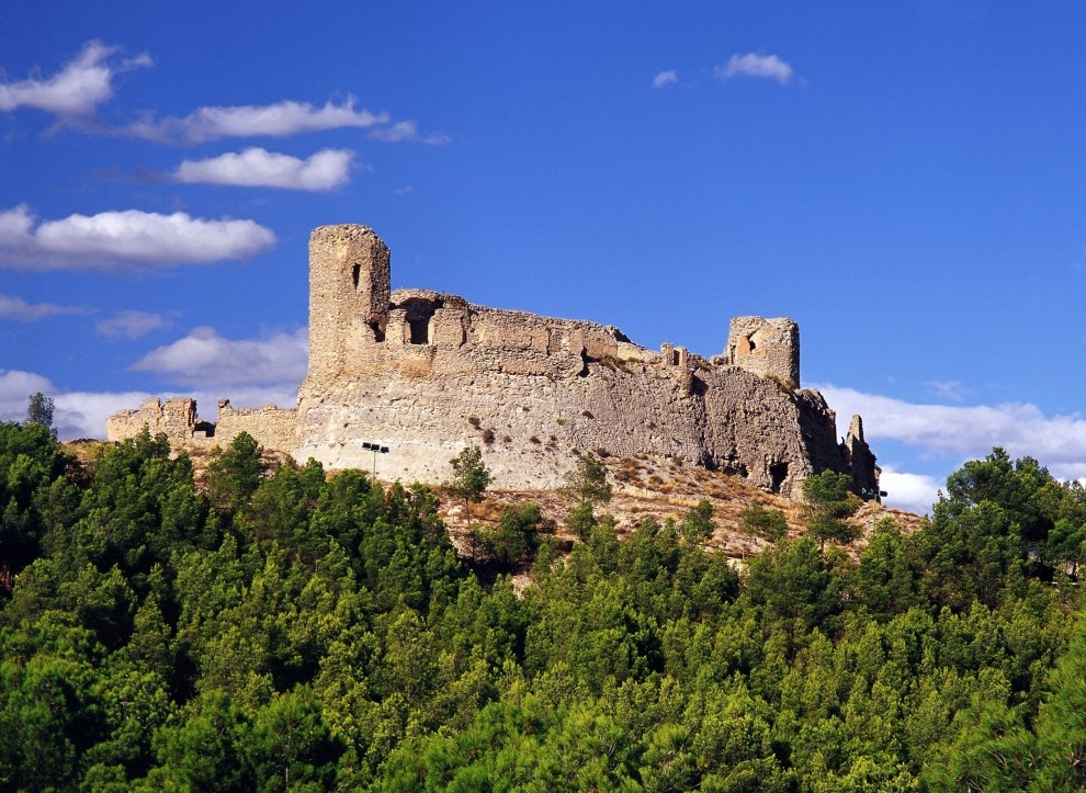 Die Burg Ayyub in Calatayud, Aragonien
