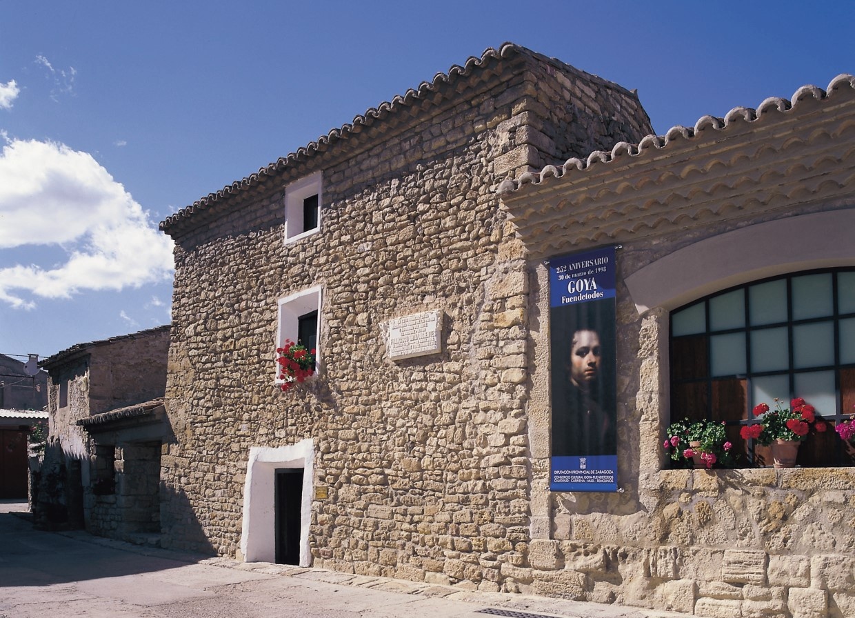 Goyas Geburtshaus in Fuendetodos, Aragonien