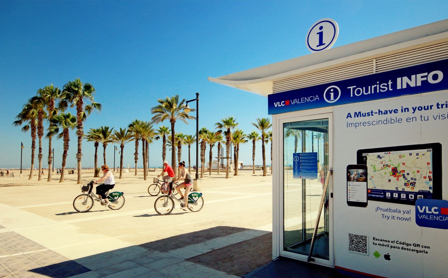 Bicis playa Valencia red