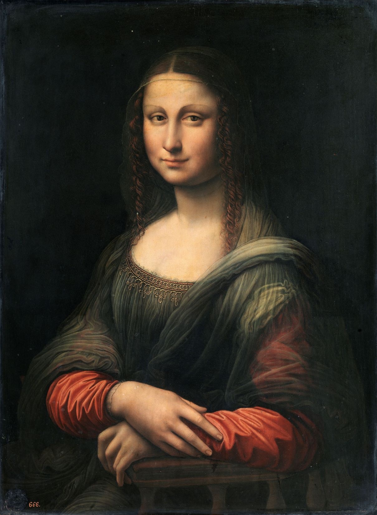 Mona Lina vor der Restaurierung