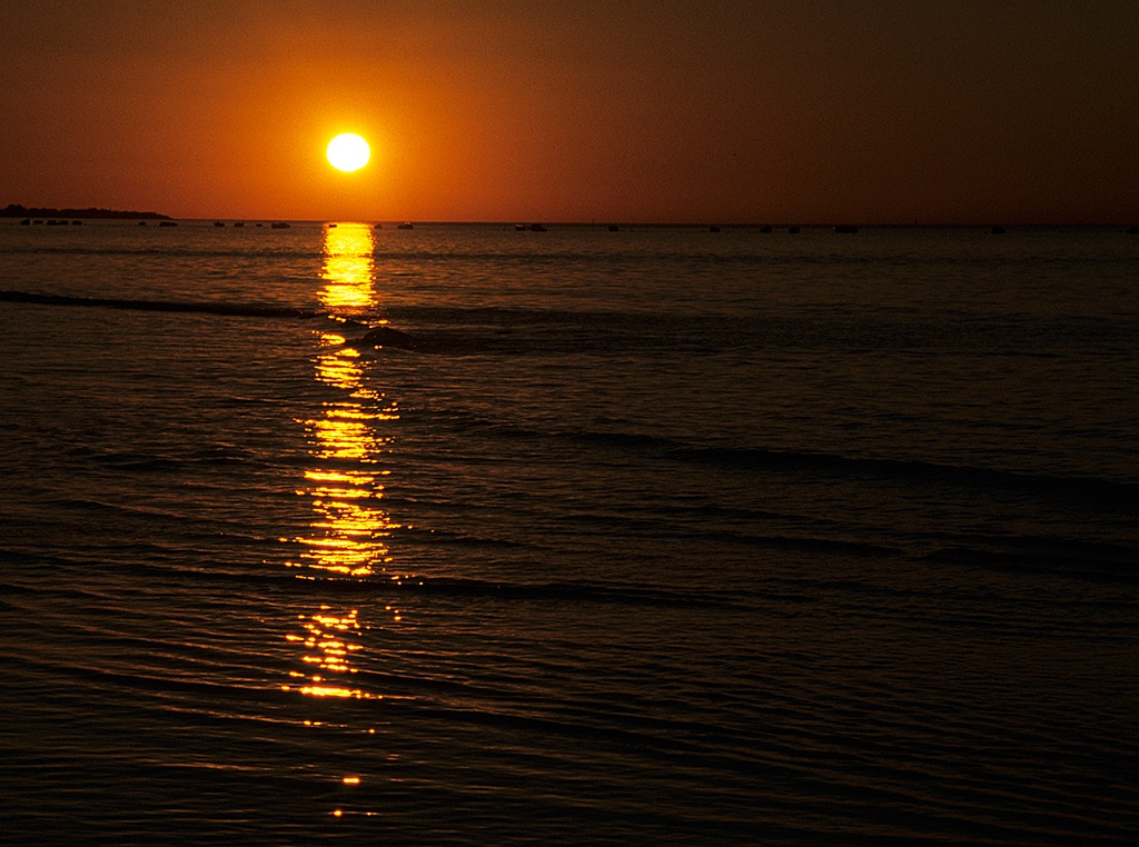 Sonnenuntergang in Sanlúcar de Barrameda 