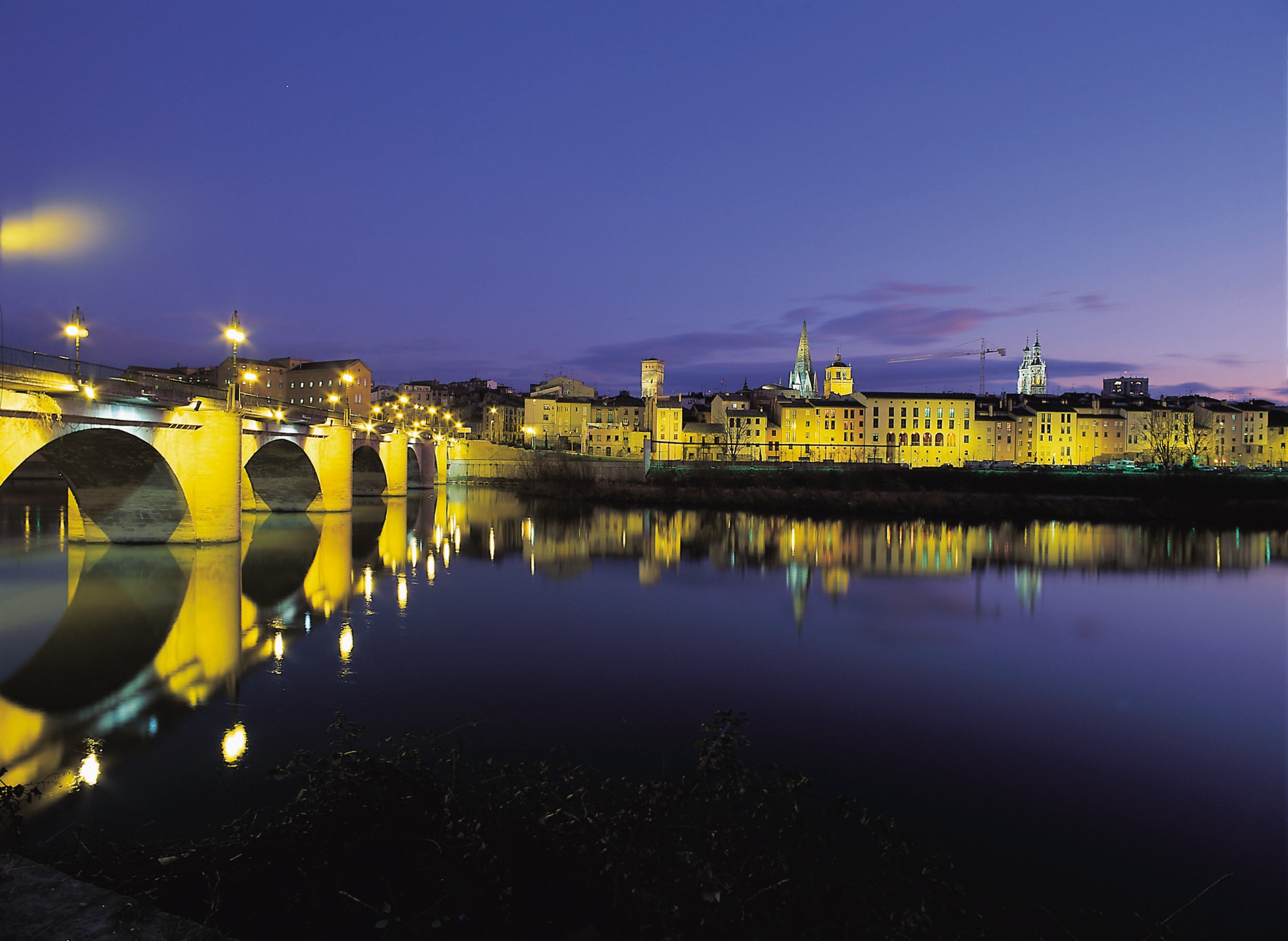 Logroño am Ebro ist die erste der großen Städte auf dem Camino Ignaciano