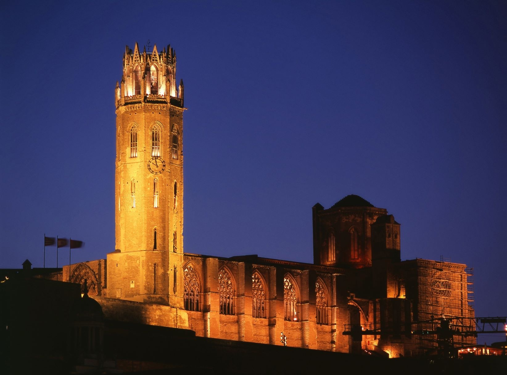 Die wunderschöne Alte Kathedrale überragt Lleida