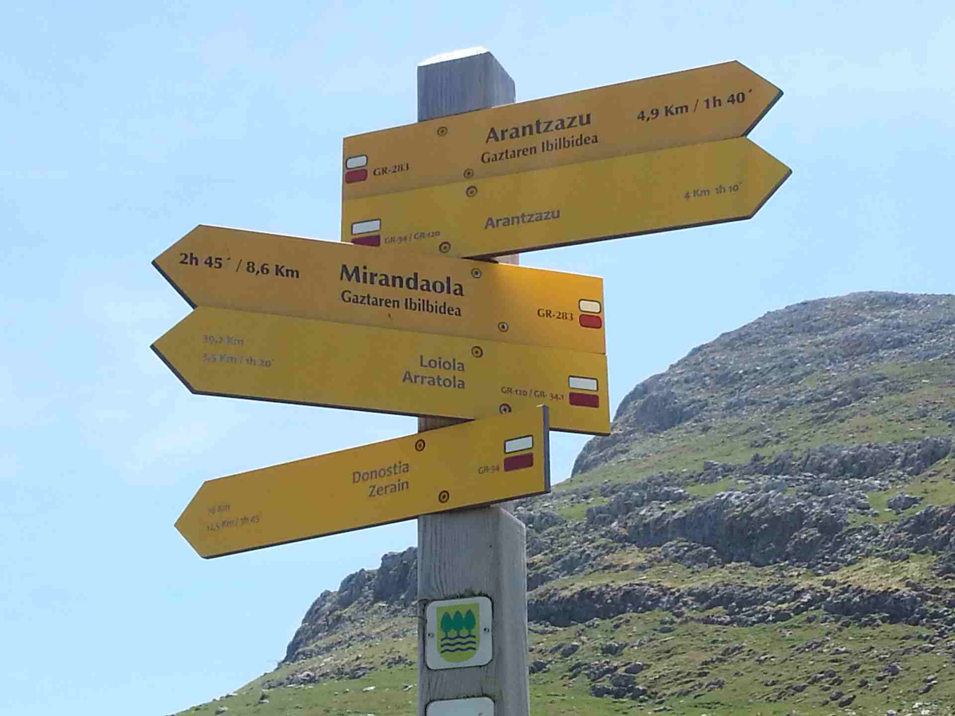 Der Ignatius-Weg ist gut markiert