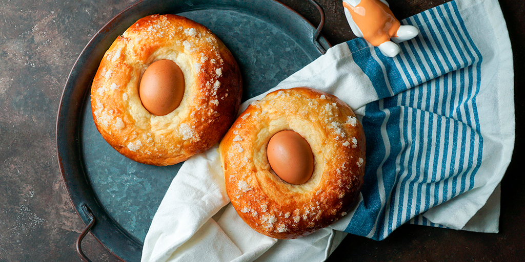 Die Mona de Pascua in einfacher Ausfertigung