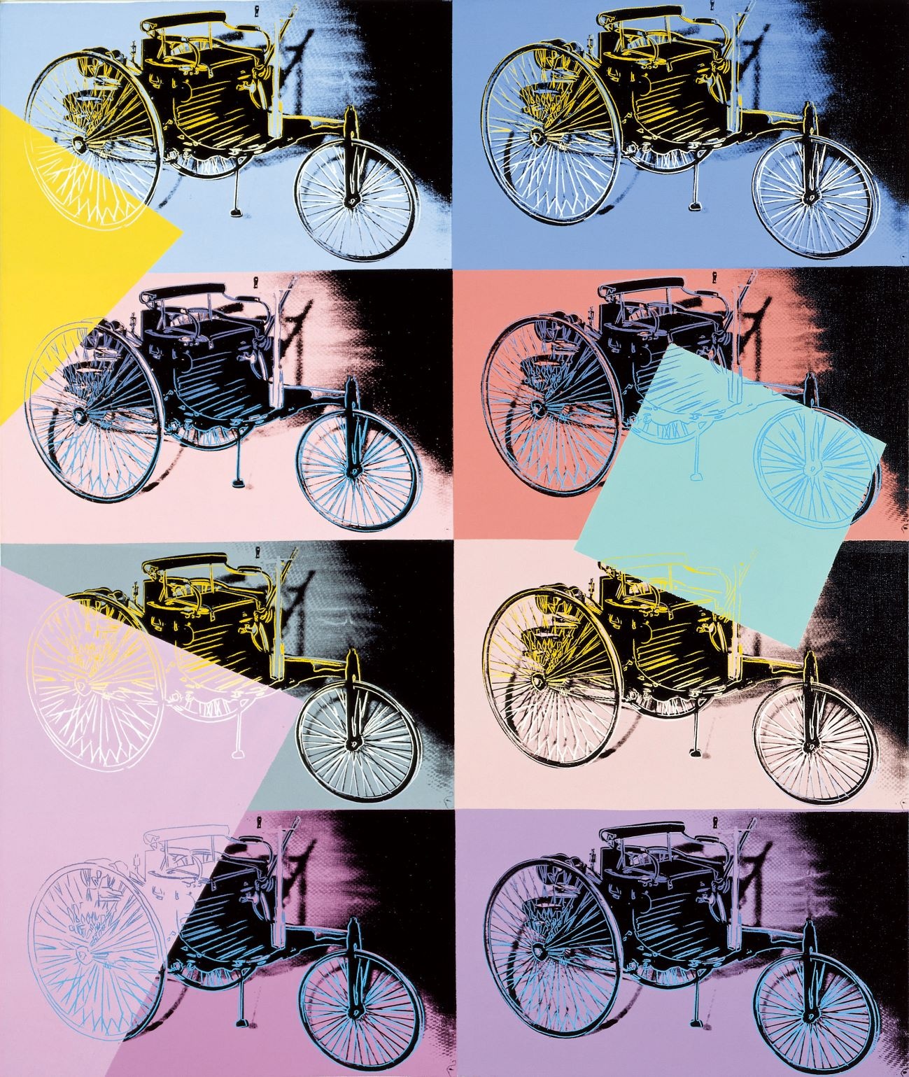 Andy Warhol, Benz Patent Motor Car (1886), 1986, Andy Warhol