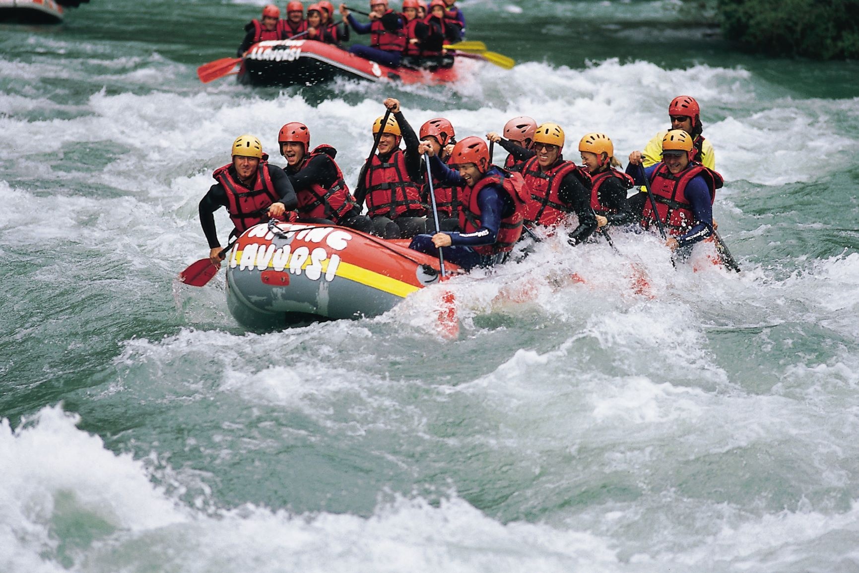 Rafting in den Katalanischen Pyrenäen