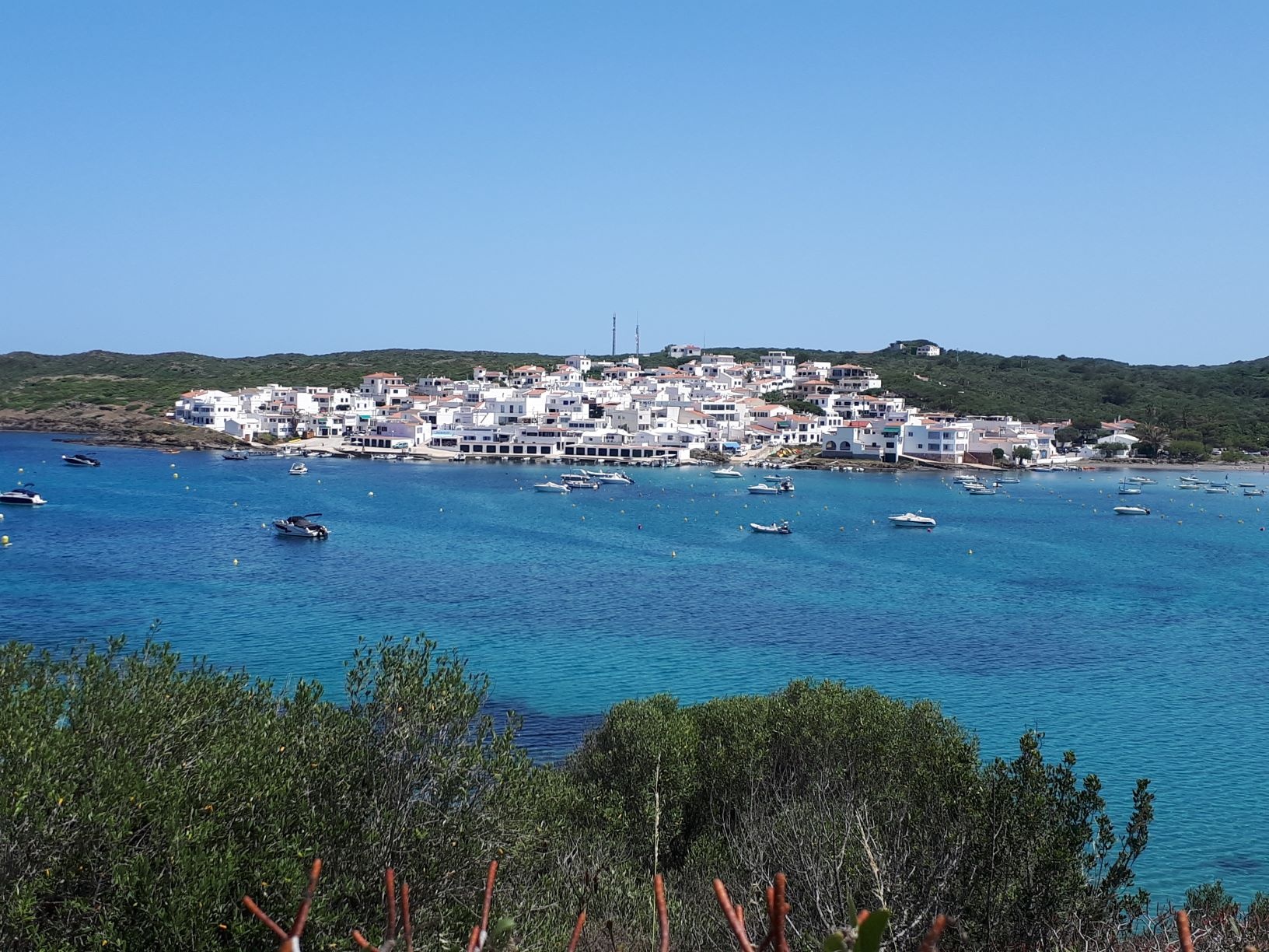 Blick auf das Feriendorf Es Grau