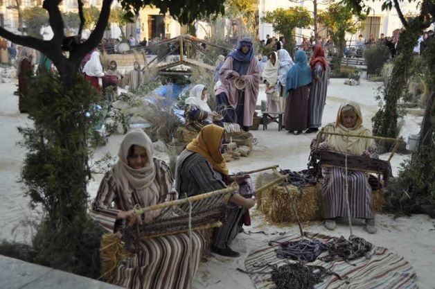 Die Darstellung der Lebenden Krippe in Arcos de la Frontera