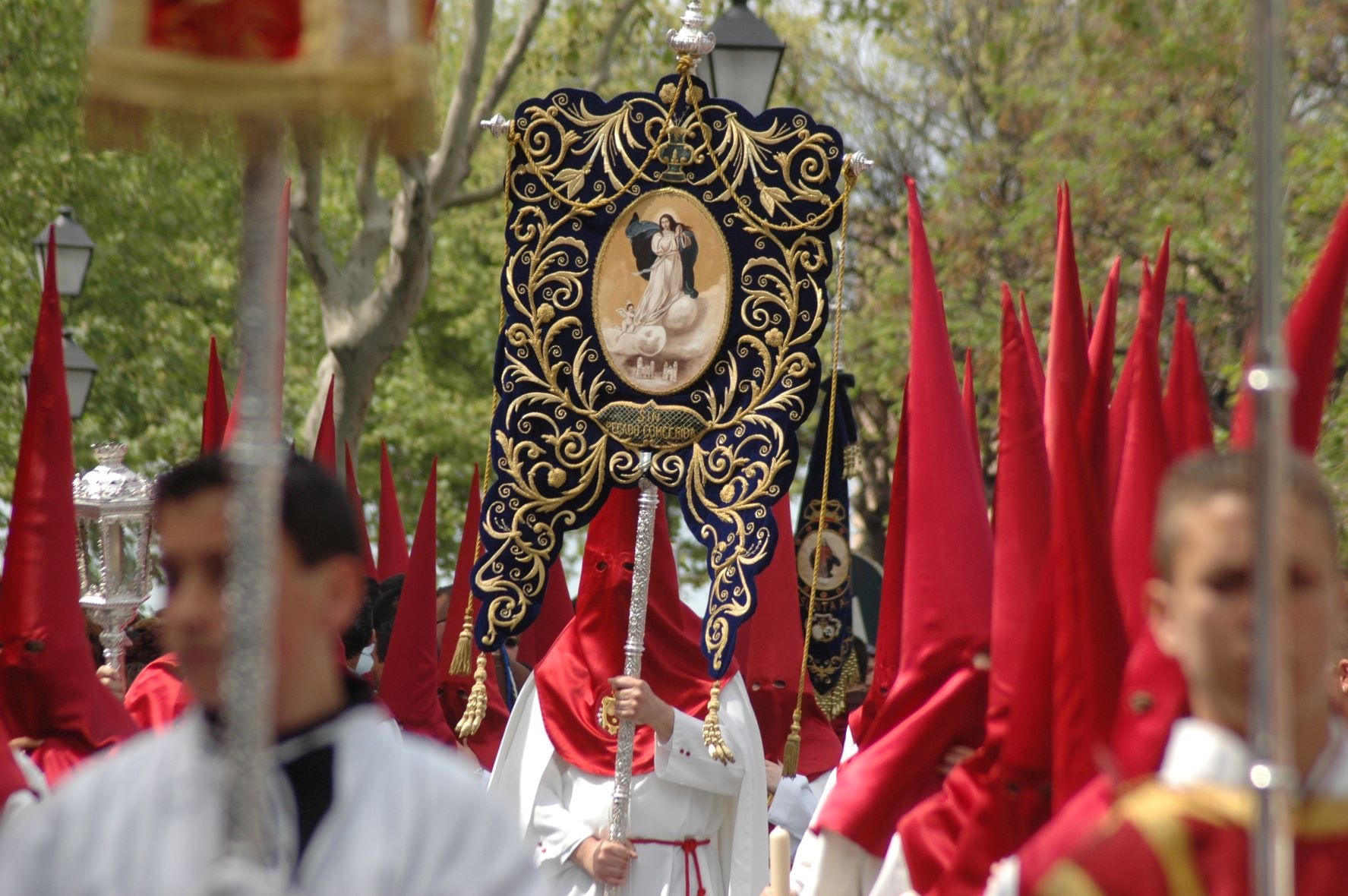 Die Prozession der "Borriquita" , Karwoche von Cádiz