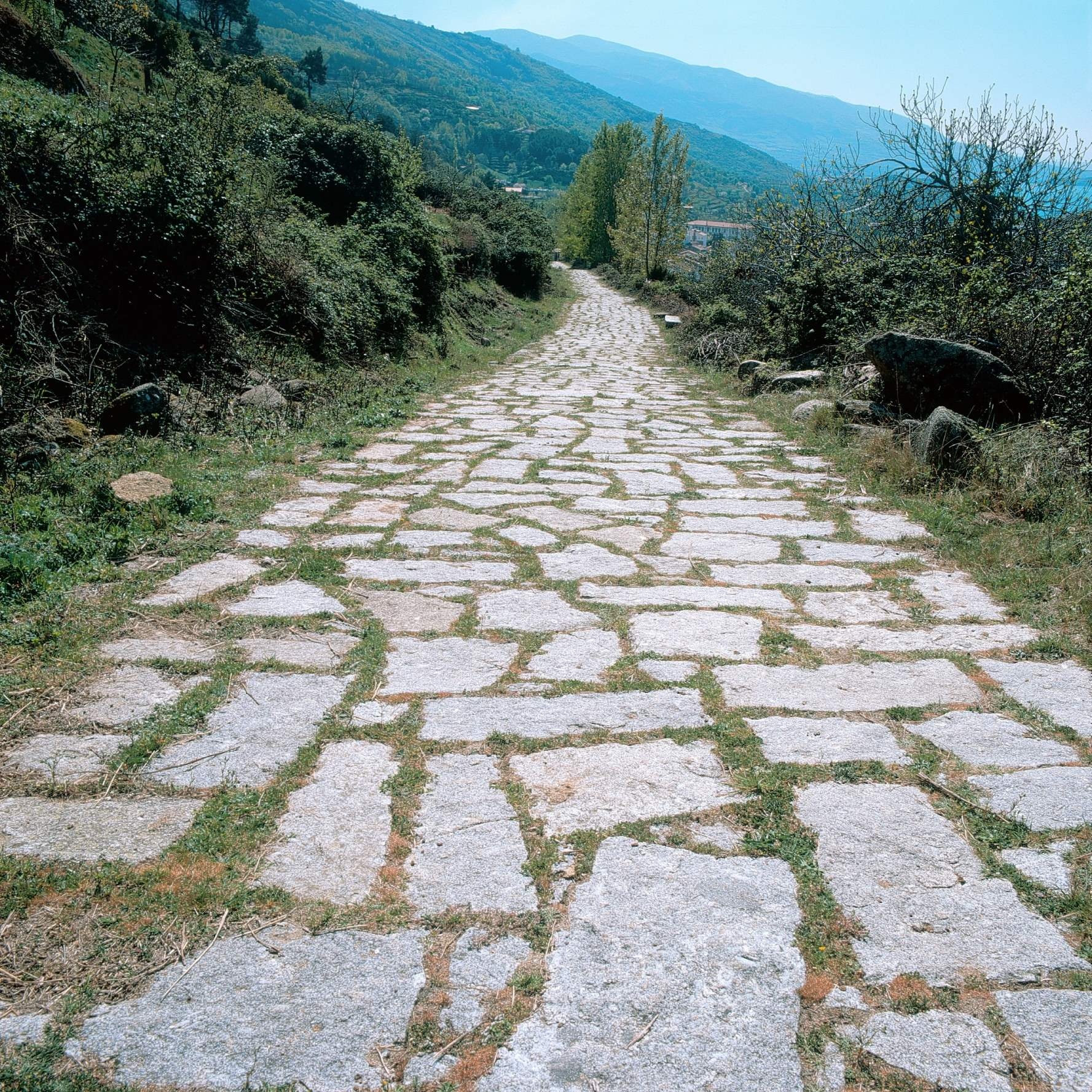 Ein Teil des alten Silberweges der Römer