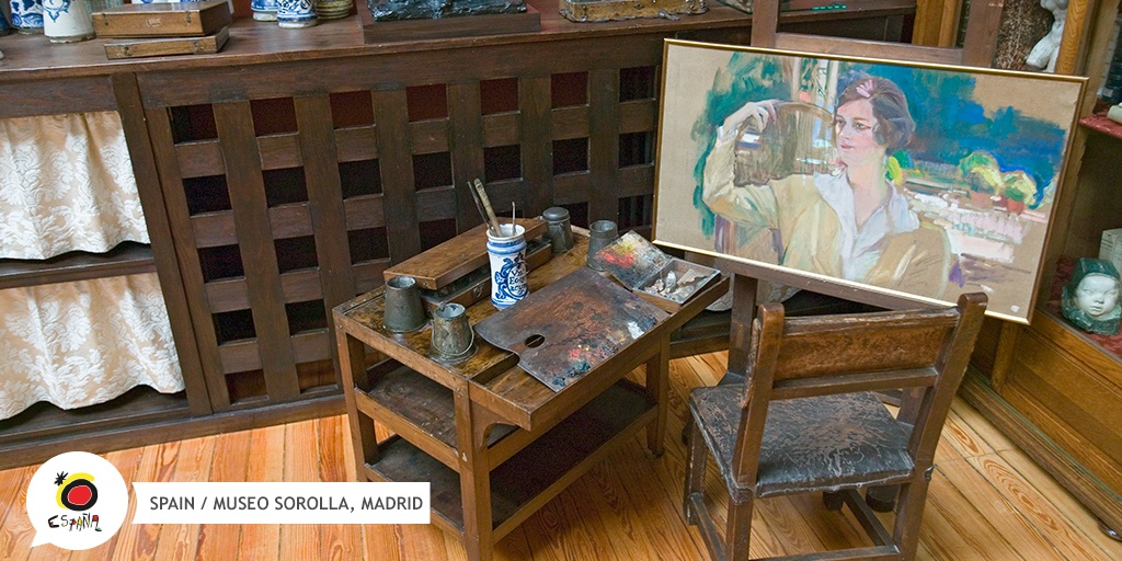 Im ehemaligen Wohnhaus des Künstlers, das Museo Sorolla in Madrid