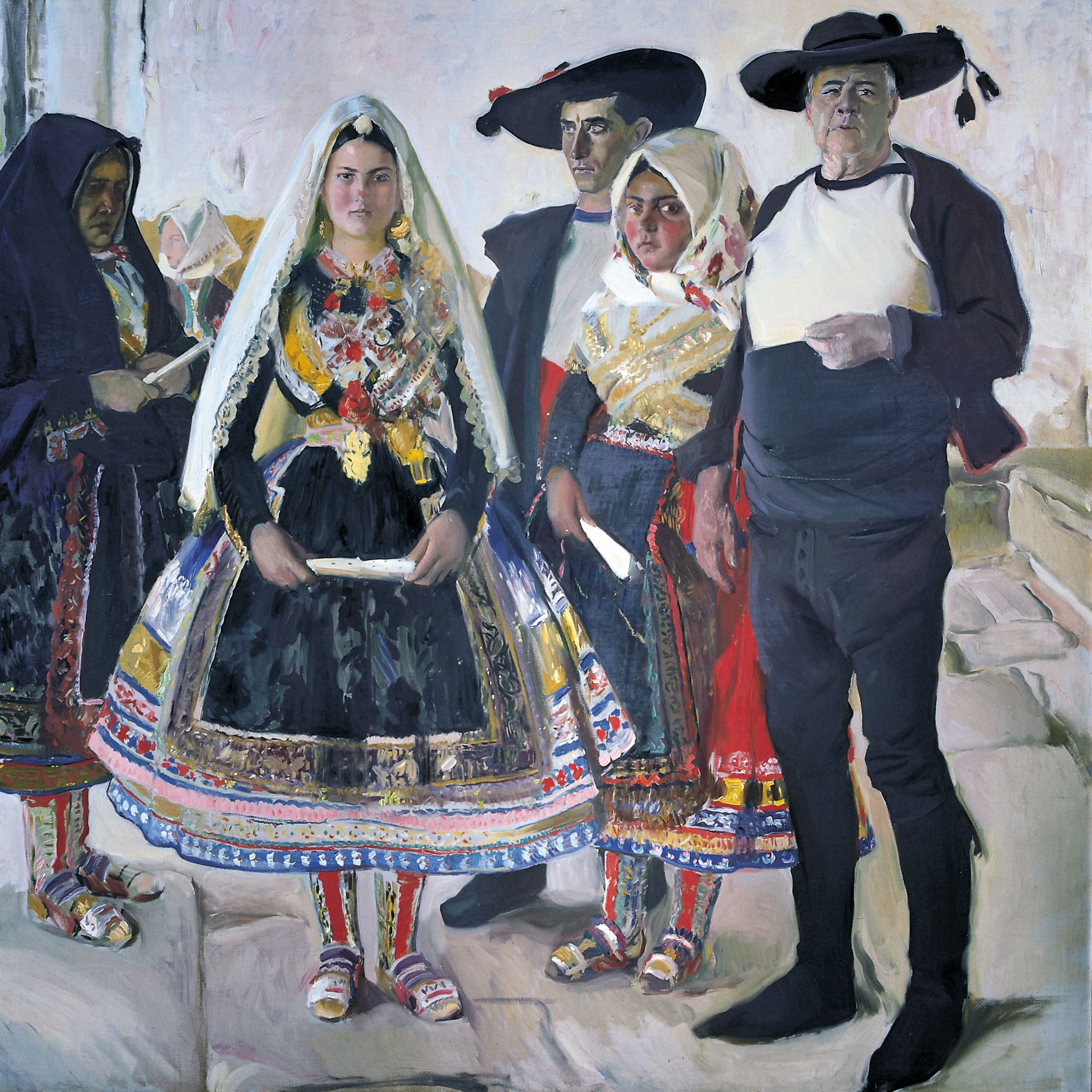 In "Ansichten von Spanien" hielt Sorolla die Trachten und Traditionen der verschiedenen Regionen Spaniens fest. 