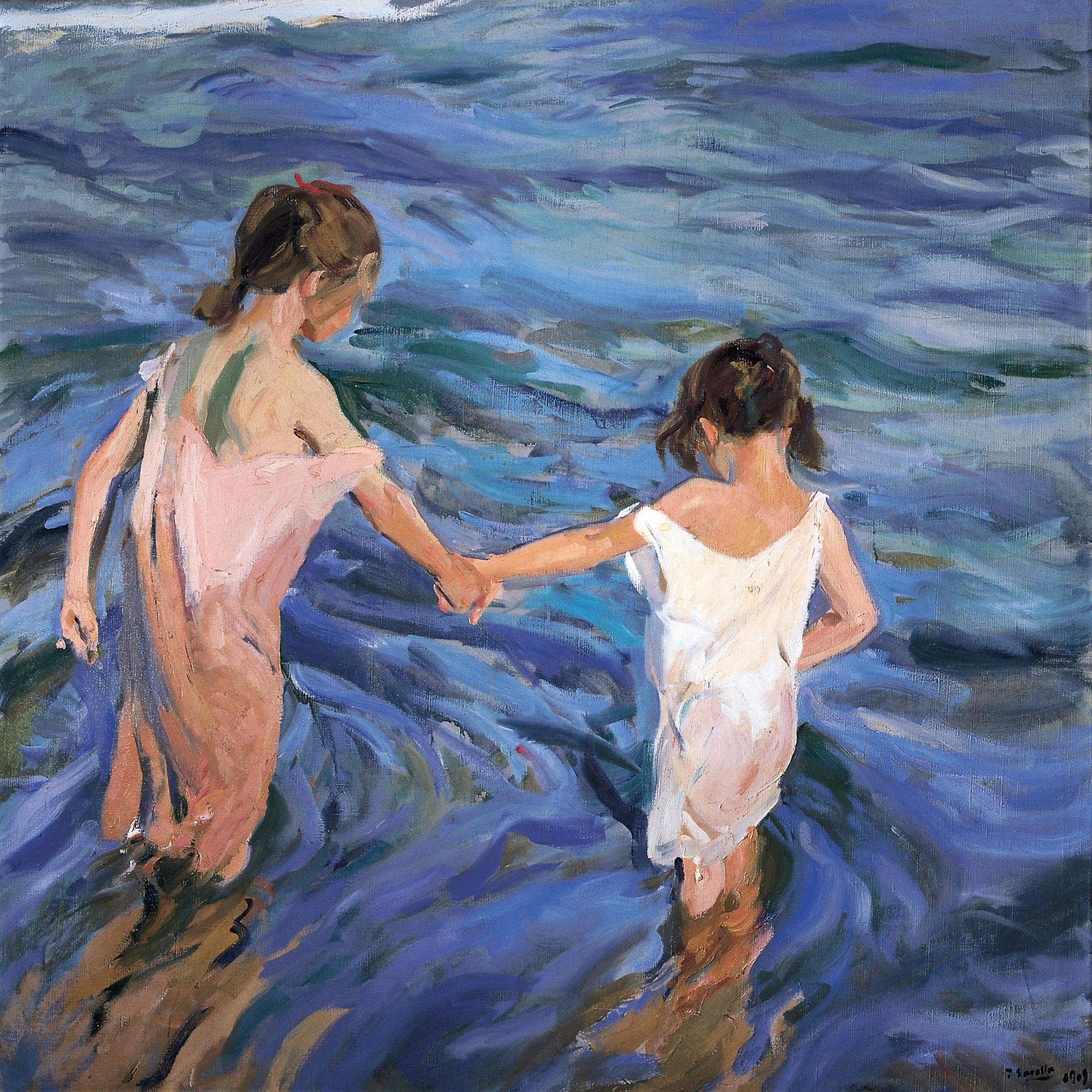 Die Menschen und das Mittelmeer gehörten zu den Lieblingsmotiven des Künstlers Sorolla