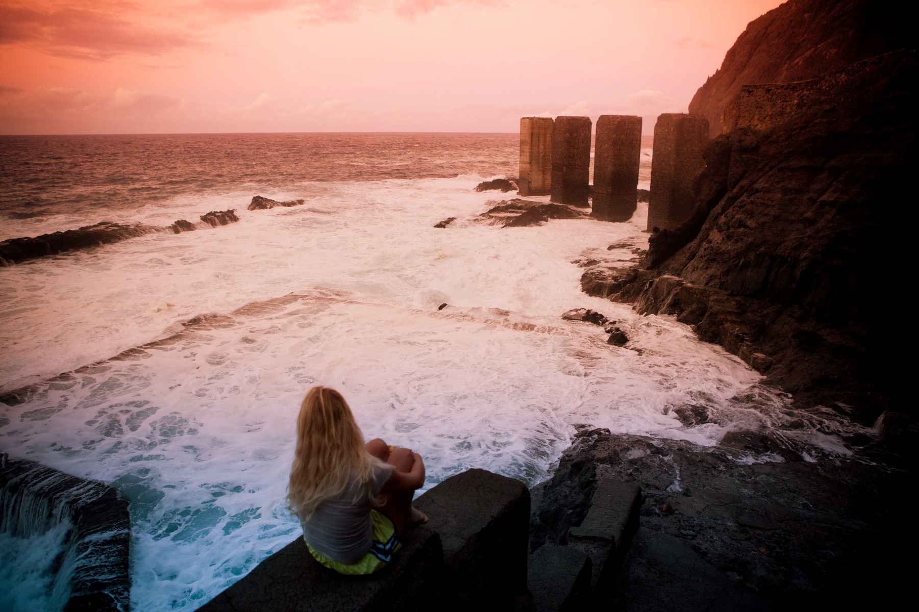 Das Naturschwimmbad Piscina Natural von Hermigua auf La Gomera