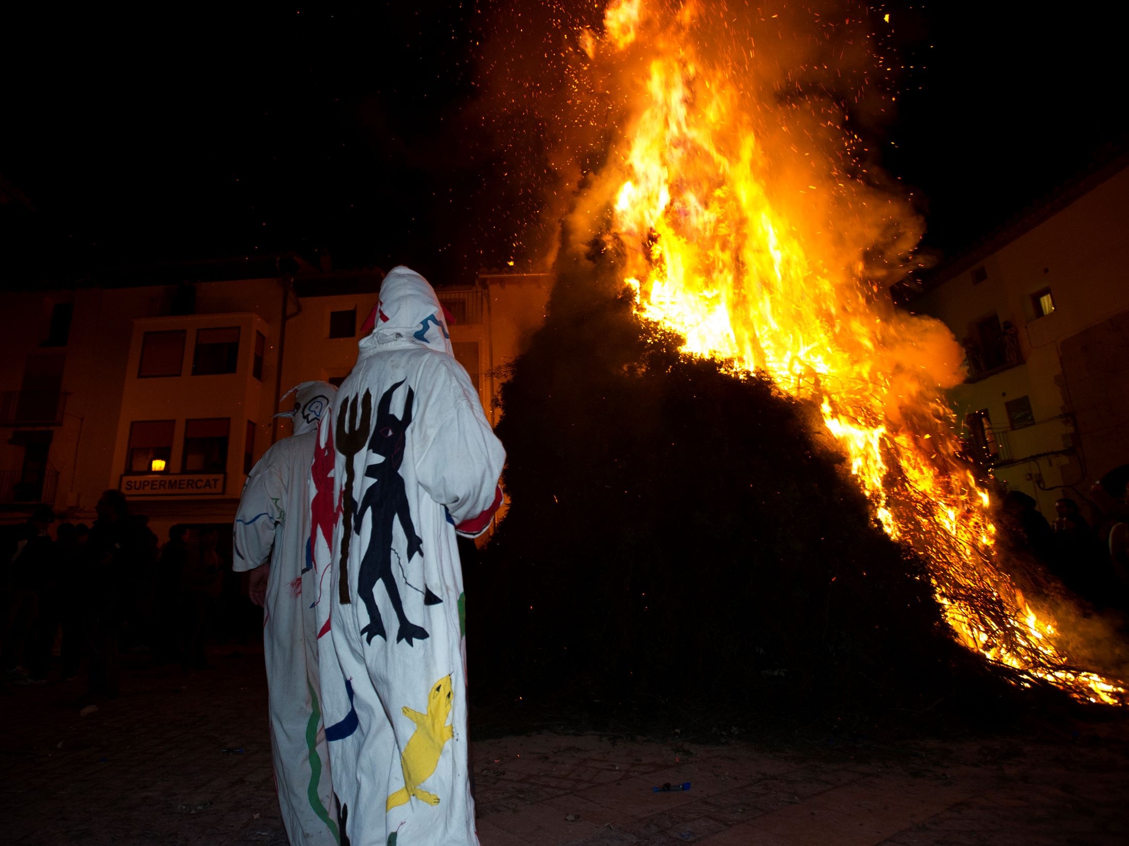 Die Fiestas de Sant Antoni in Forcall, Provinz Castellón, Valencia