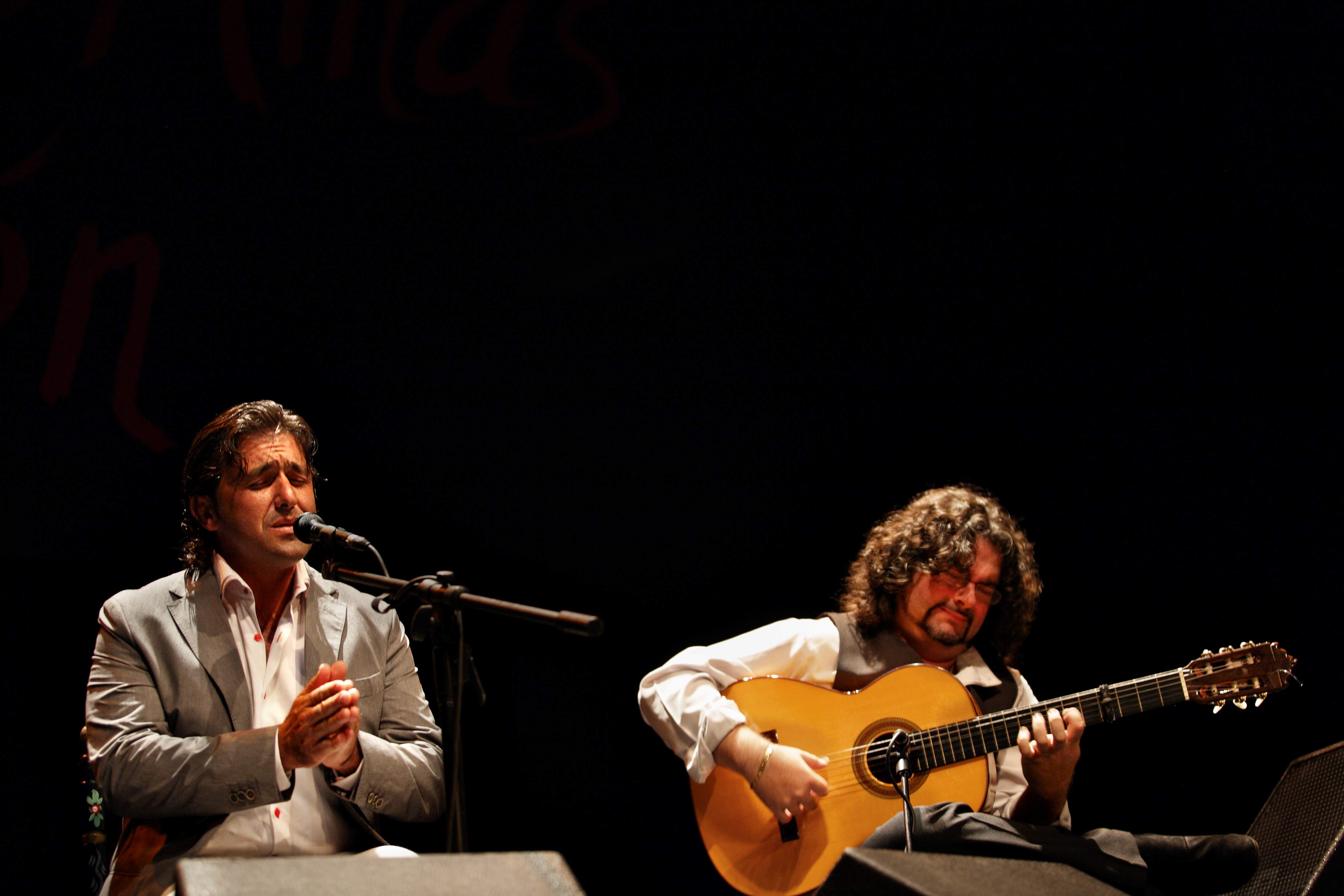 Flamencogesang beim Cante de las Minas in La Unión, Murcia