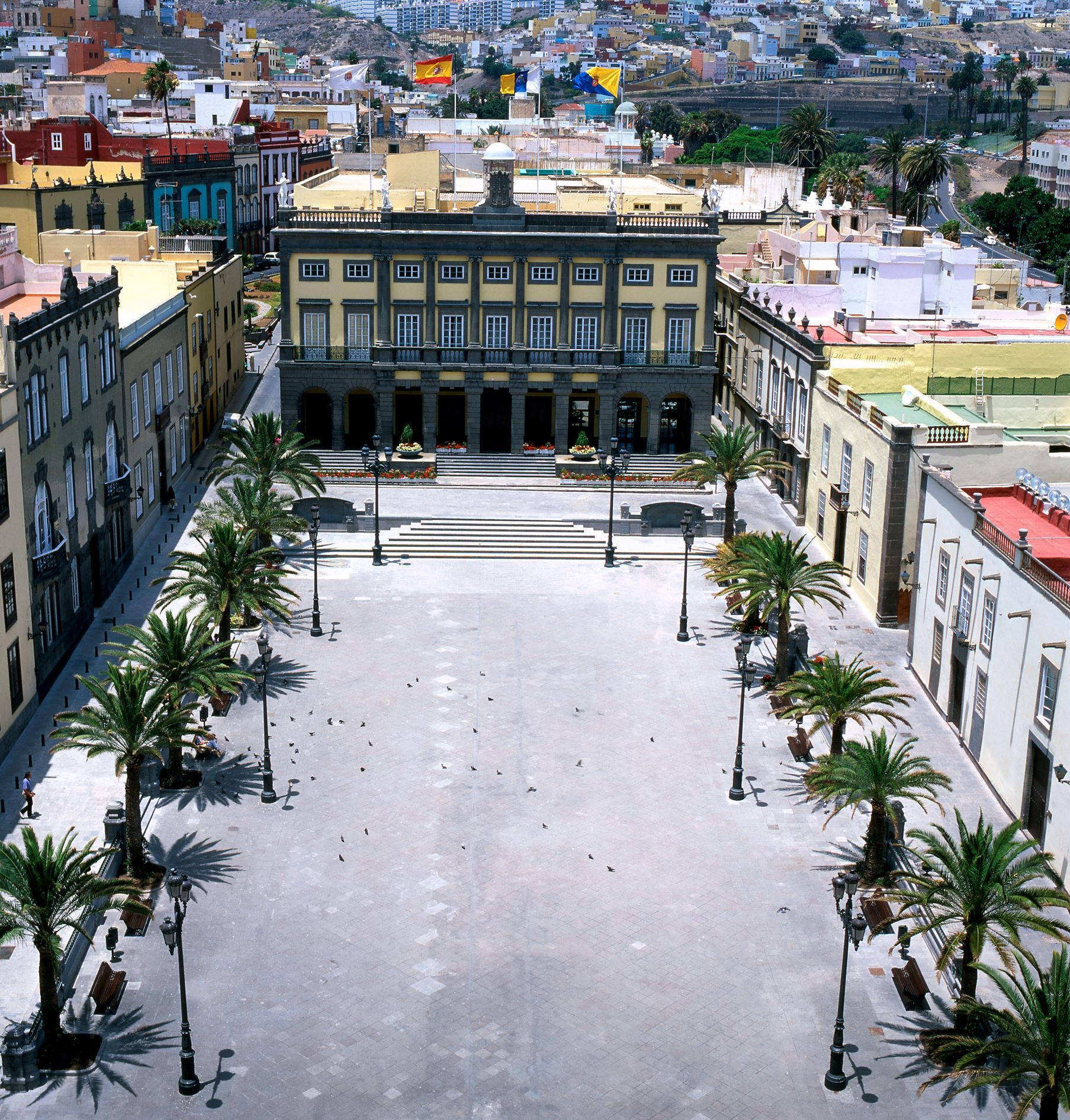 Die Plaza Santa Ana in Las Palmas gehört zu den Aufführungsorten des Jazz-Festivals auf Gran Canaria