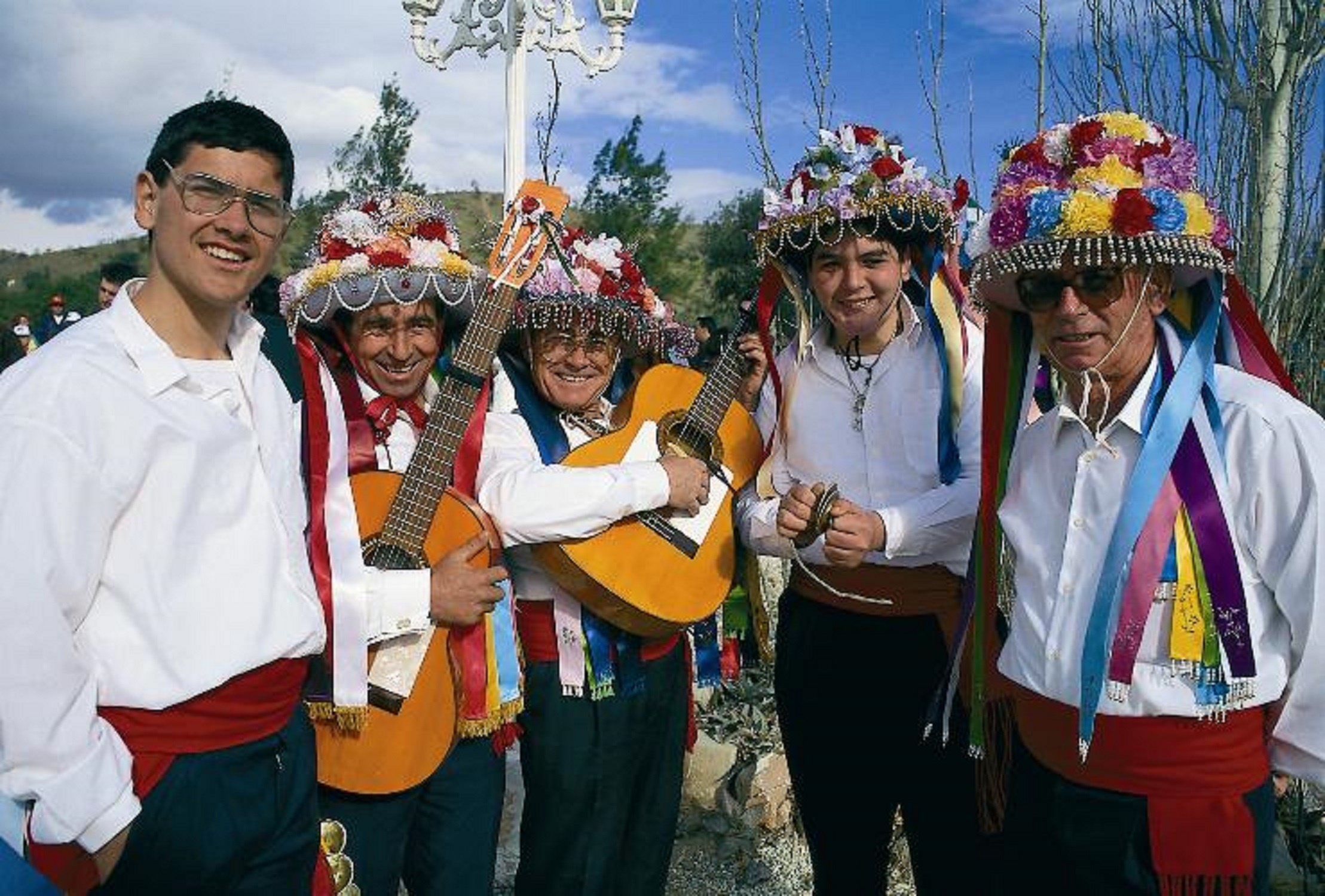 Die Sänger der Verdiales aus der Umgebung von Málaga