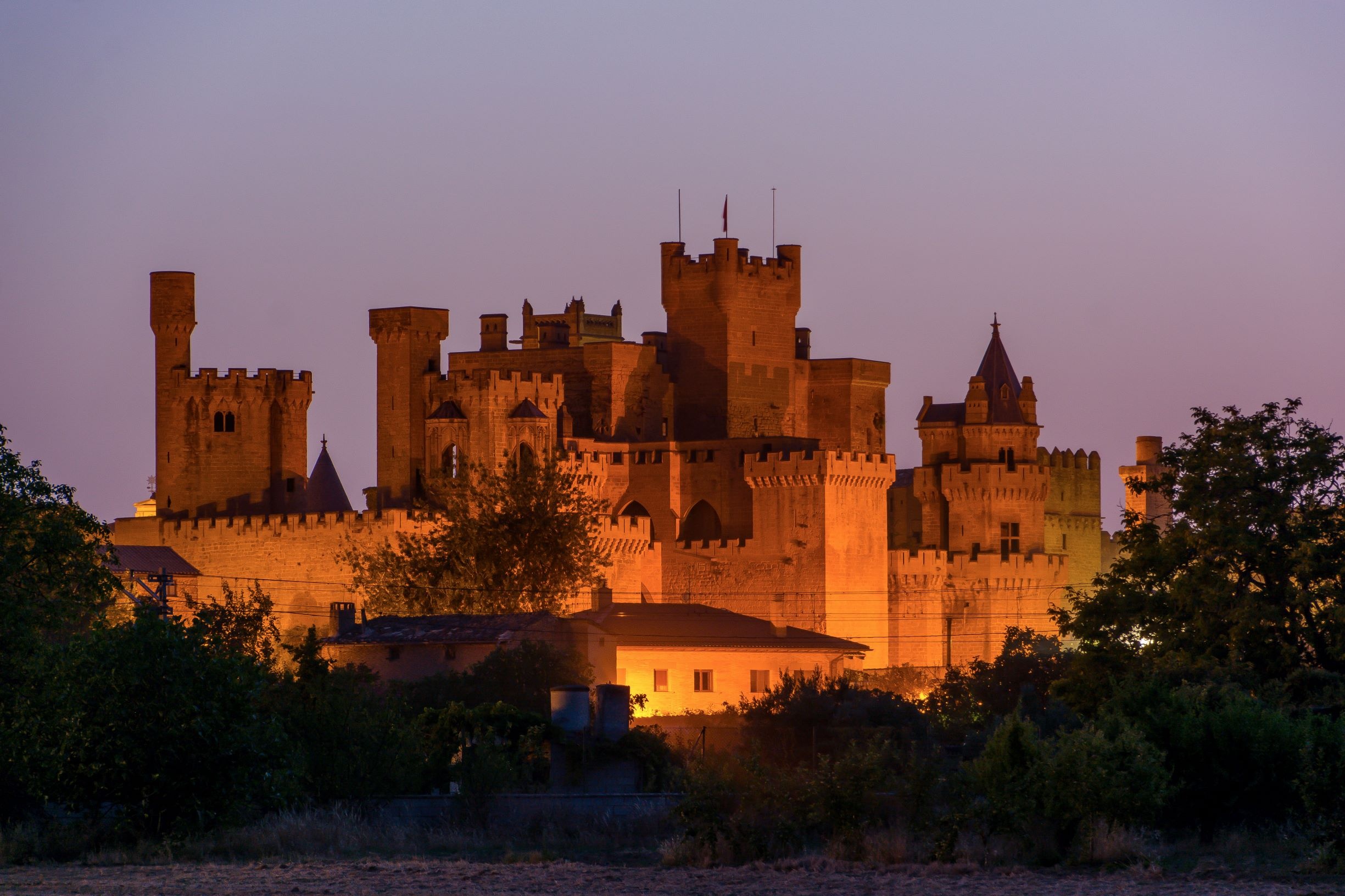 Die märchenhafte Burg von Olite in Navarra