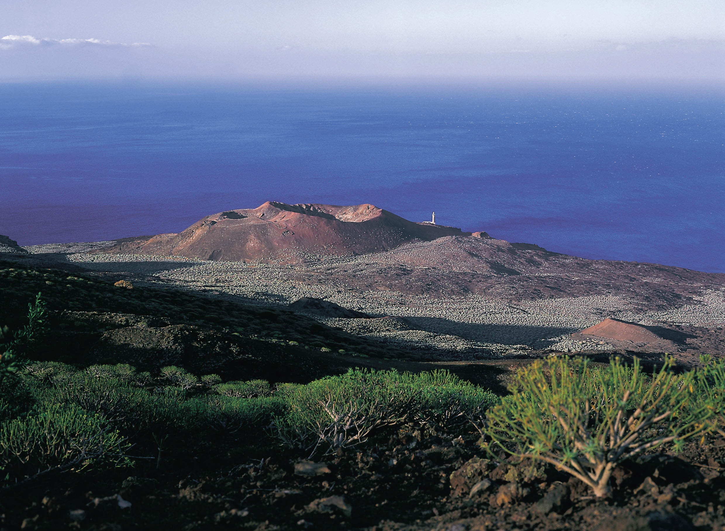 Die Landschaft des Malpaís rund um Tamaduste, dem Startort des GR 131 auf El Hierro