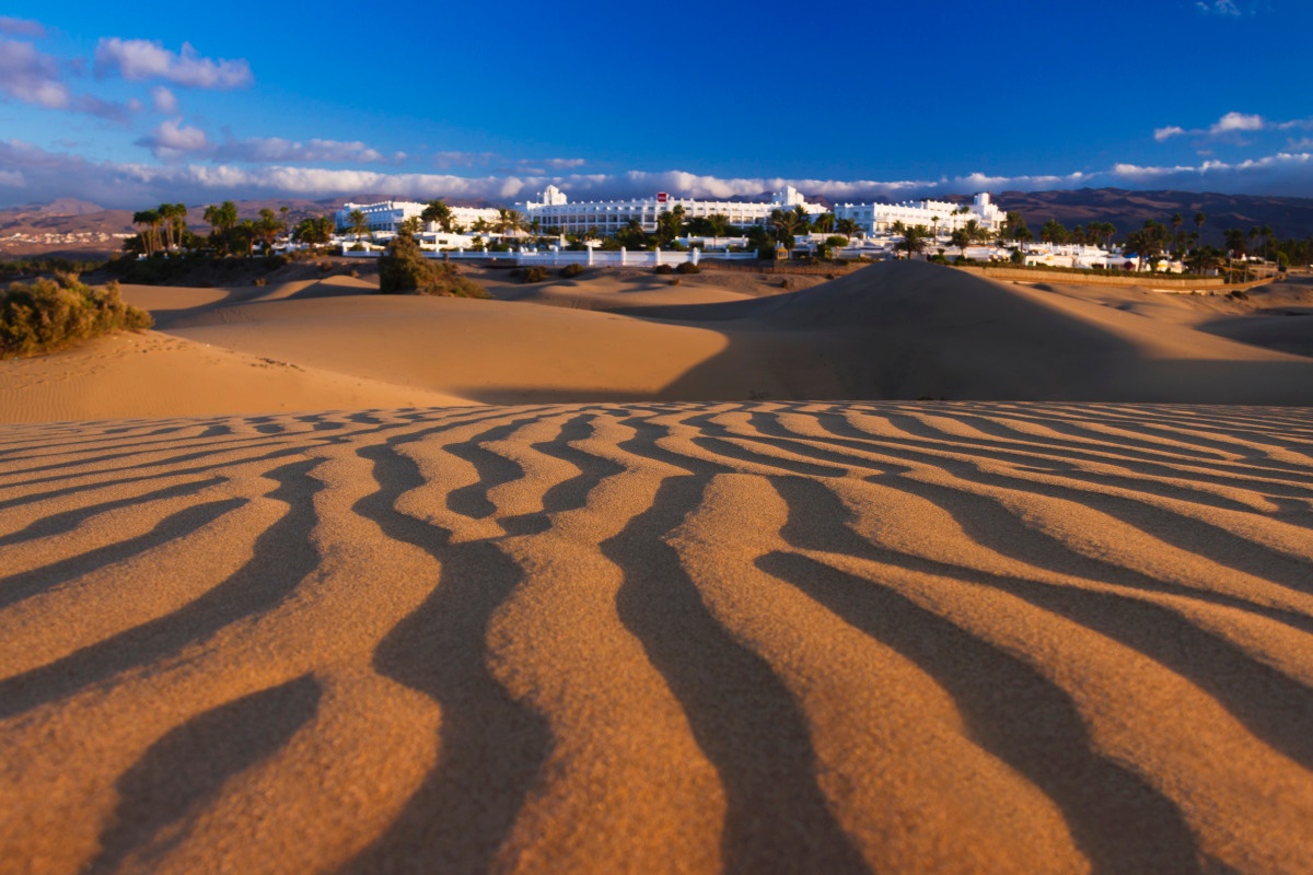 Ausgangspunkt für die Wanderung: Die Dünen von Máspalomas