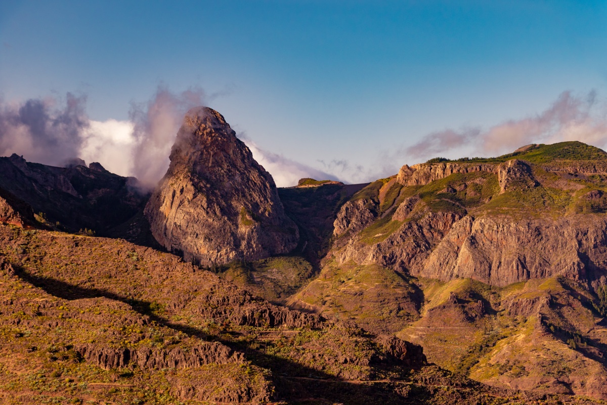 Blick auf den Roque de Agando