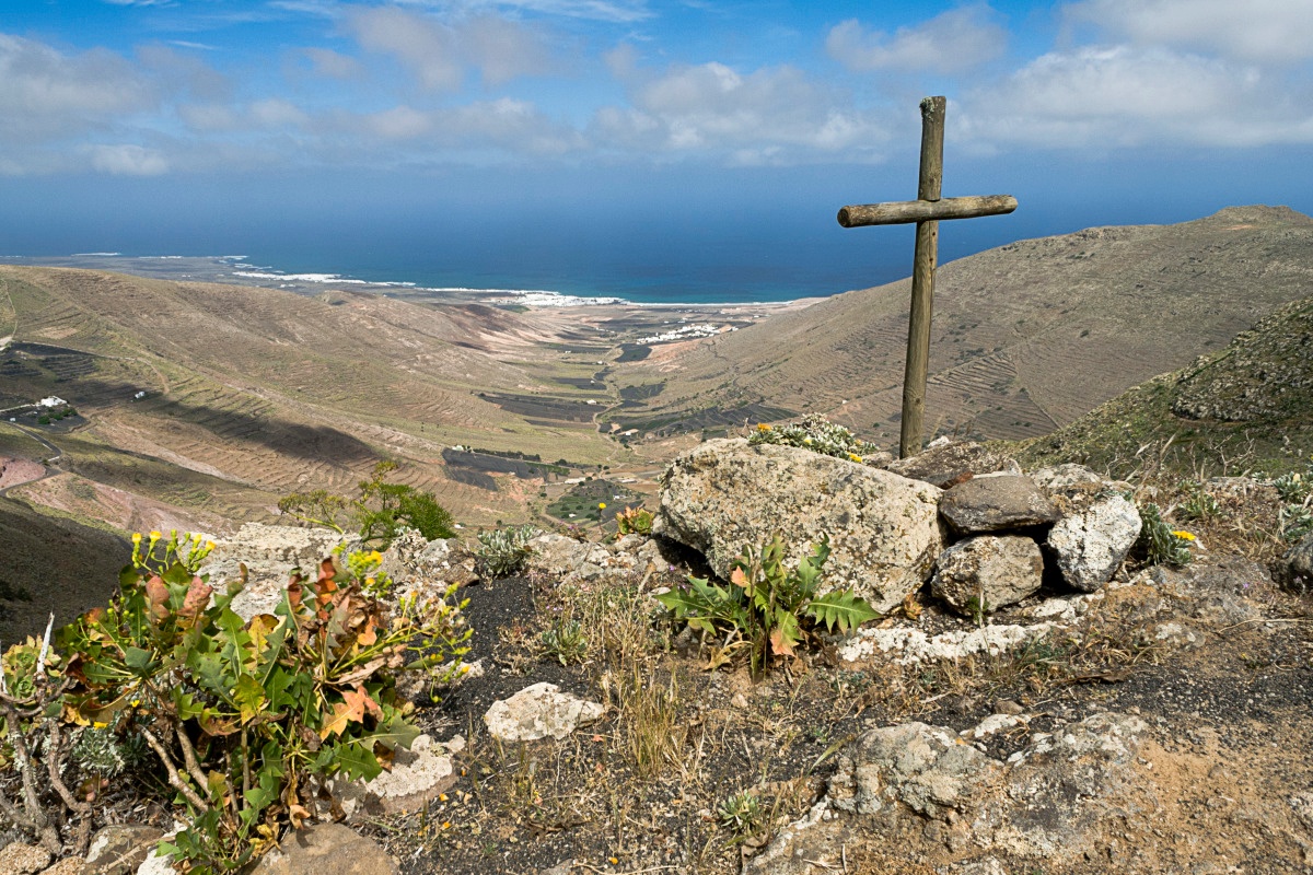 Weiter Blick auf die Strände von Famara
