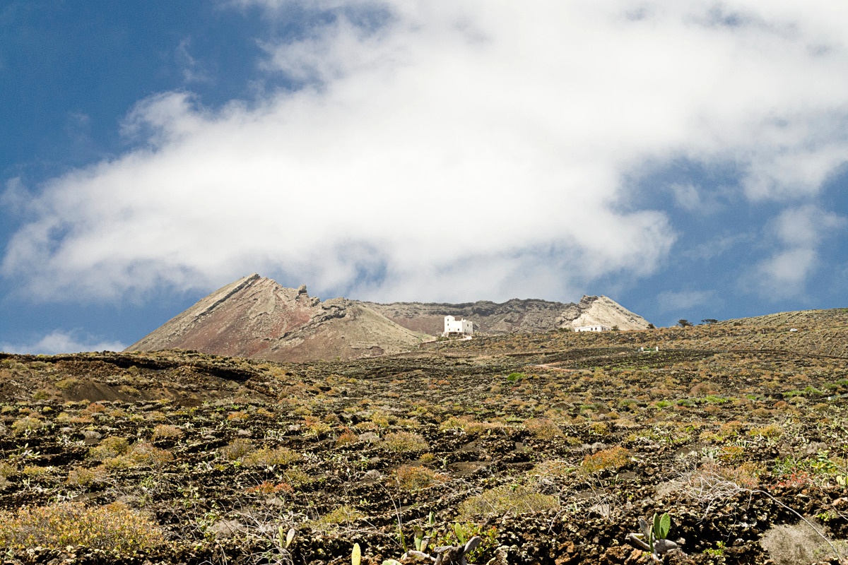 Die Landschaften des Malpaís nach dem Start in Órzola