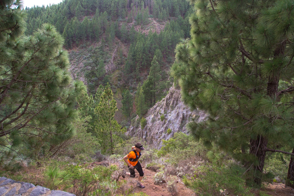 Auf dem GR 131 nach dem Start in La Esperanza
