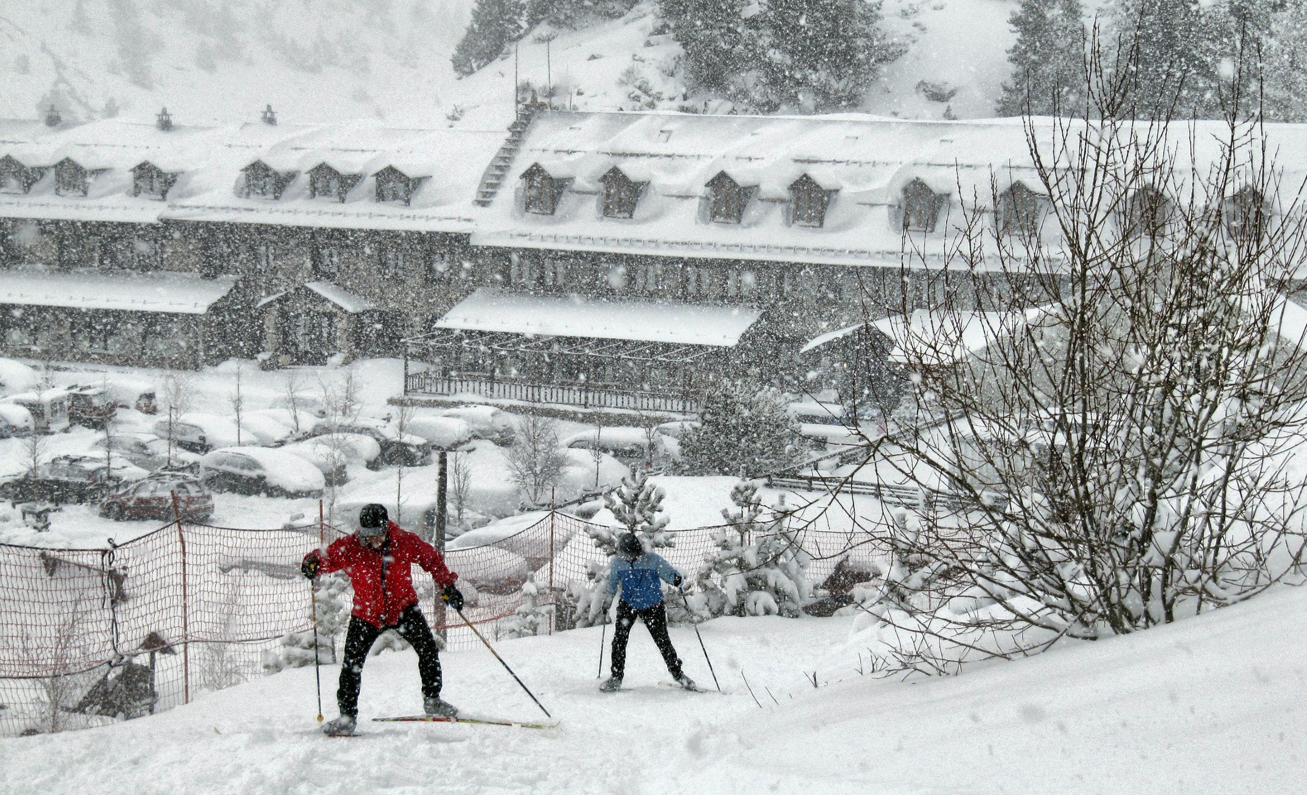 Langlauf im Wintersportzentrum Llanos del Hospital bei Benasque, Aragón