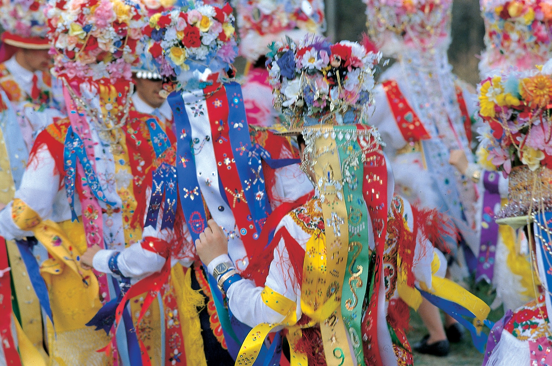 Der traditionelle Karnevalstanz "Danza de Cobres" Der traditionelle Karnevalstanz "Danza de Cobres"