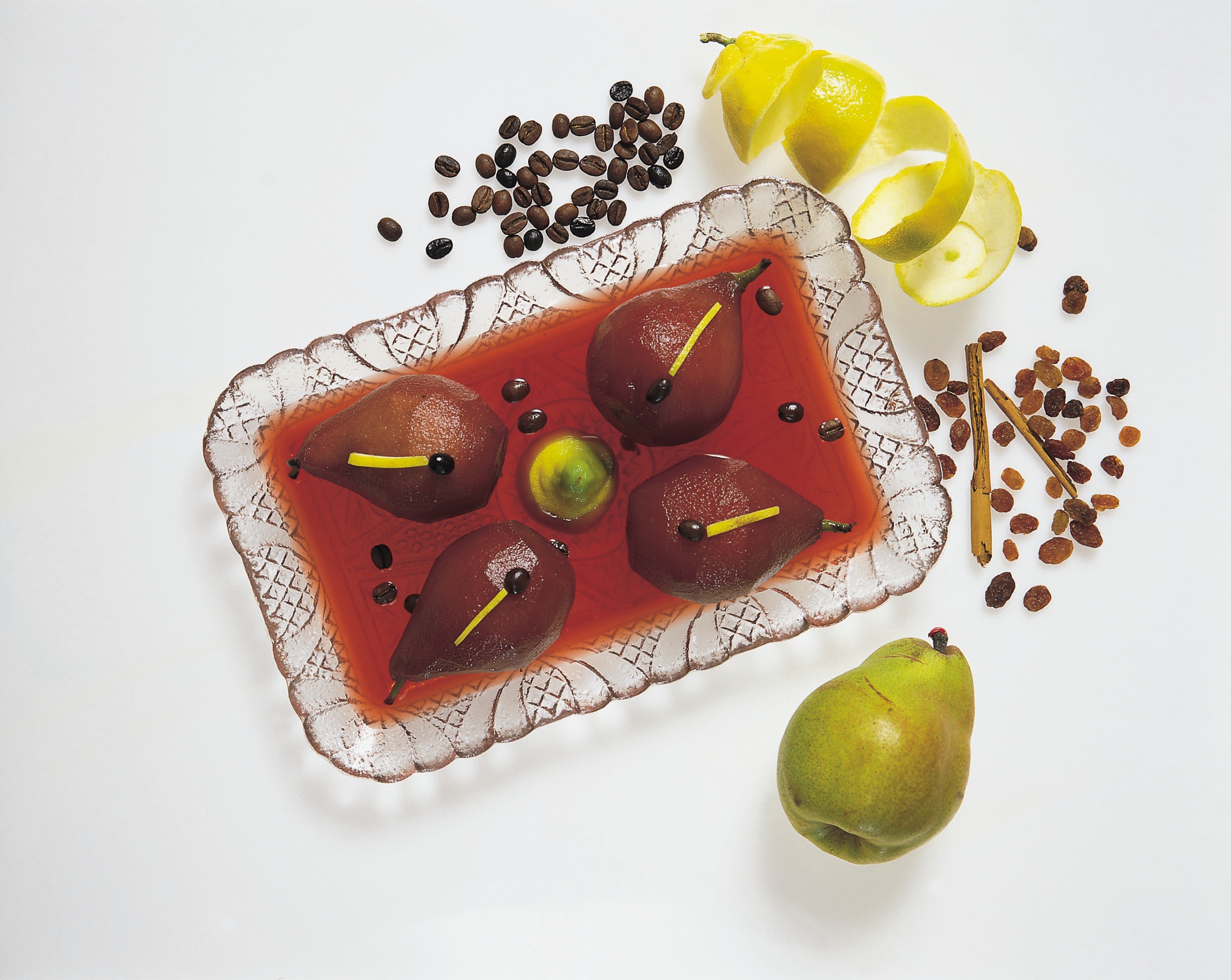 Peras leridanas al vino 